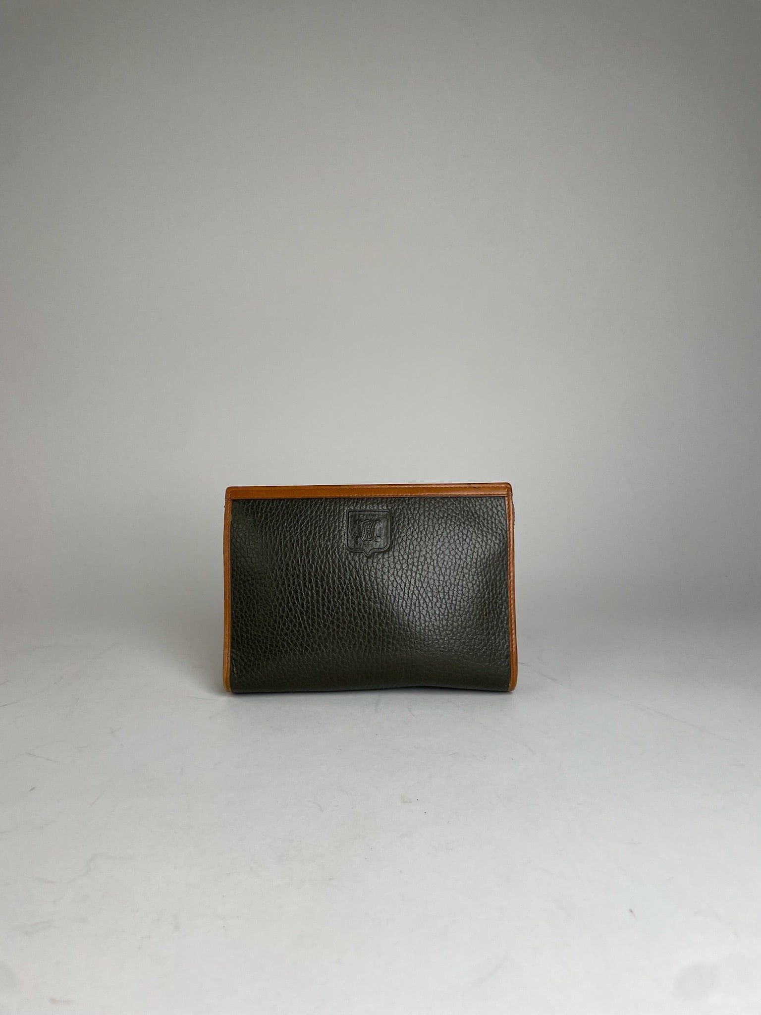 Celine Vintage Paris Clutch Black Brown Size ONE SIZE - 7 Thumbnail