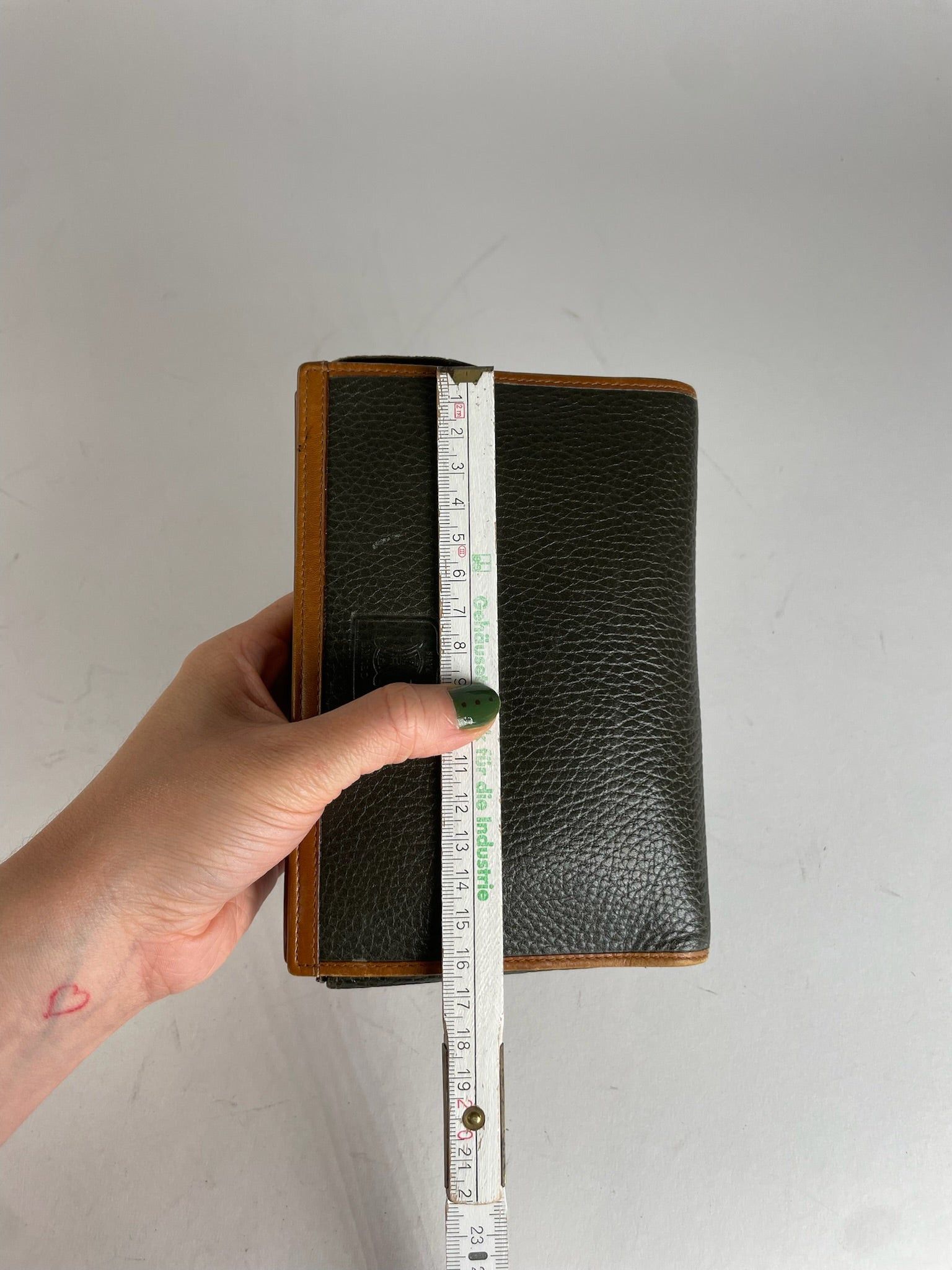 Celine Vintage Paris Clutch Black Brown Size ONE SIZE - 11 Thumbnail