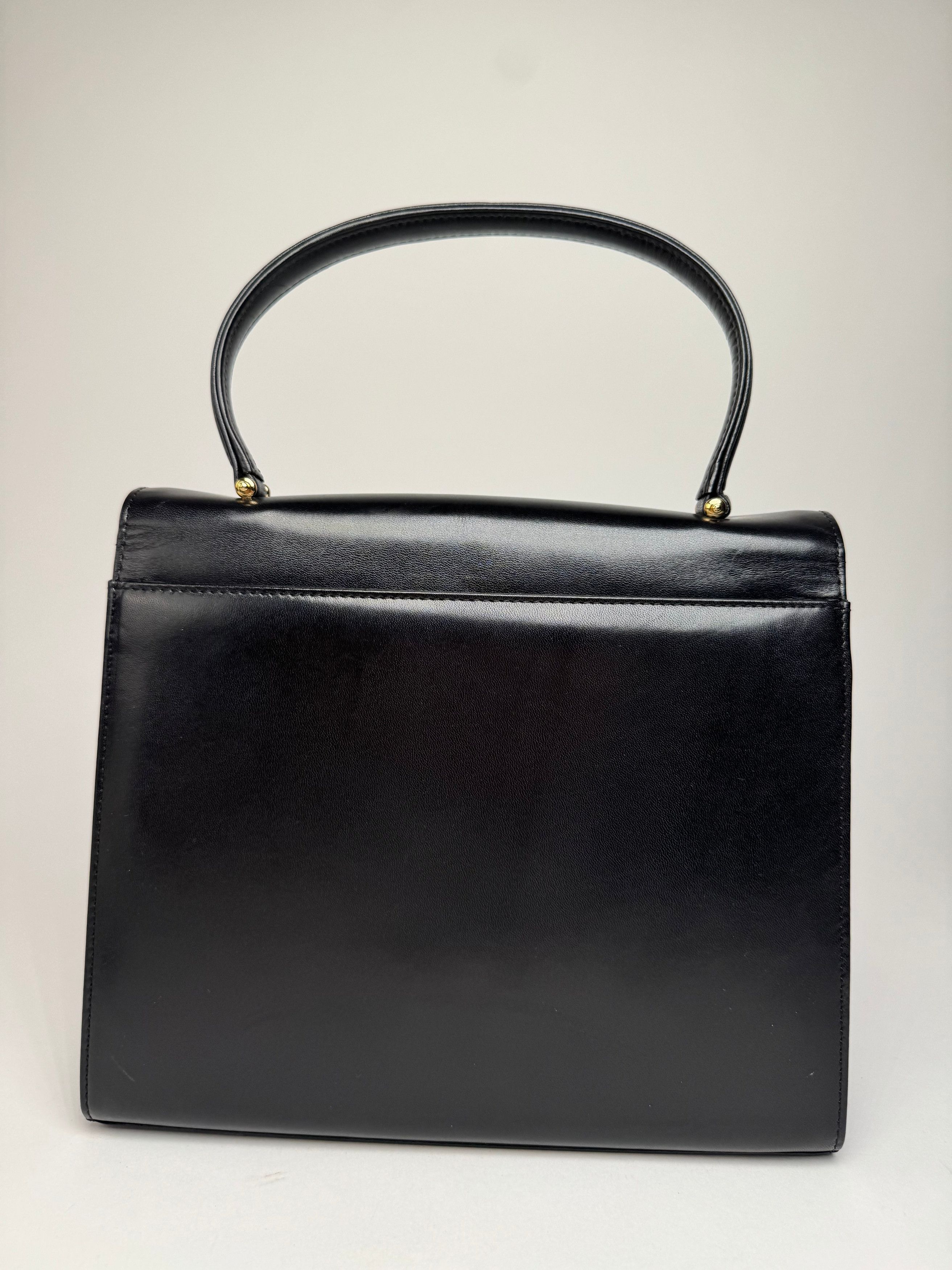 Givenchy Vintage Leather Handbag Black Size ONE SIZE - 2 Thumbnail