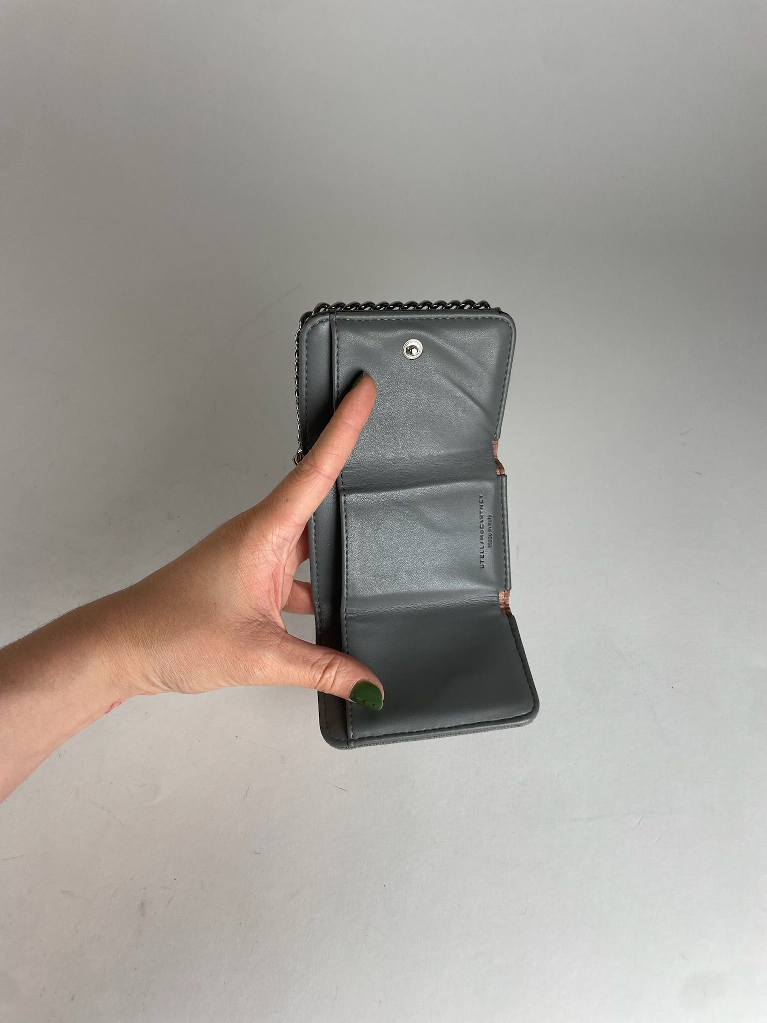 Stella McCartney Vintage Stella Mc Cartney Vegan Card Holder Grey Size ONE SIZE - 7 Thumbnail