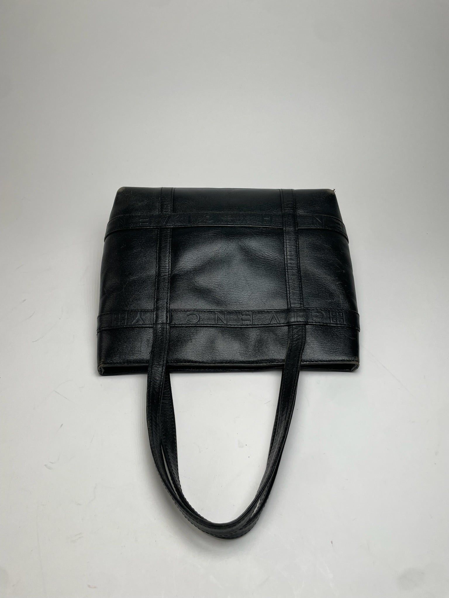 Givenchy Vintage Leather Handbag Black Size ONE SIZE - 5 Thumbnail