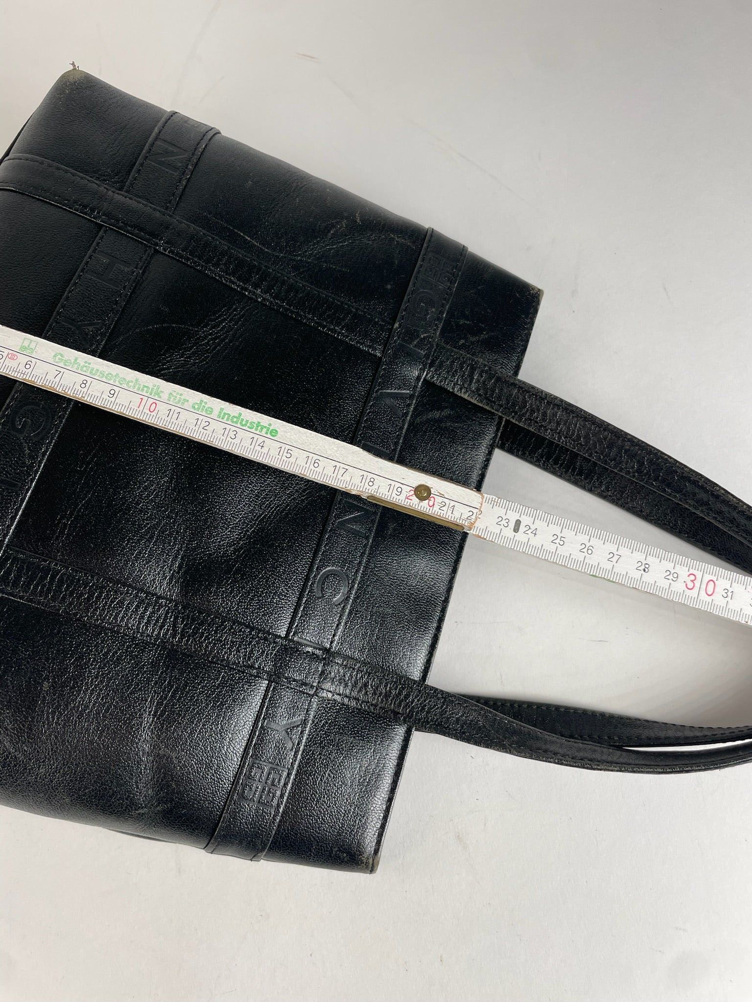 Givenchy Vintage Leather Handbag Black Size ONE SIZE - 11 Thumbnail
