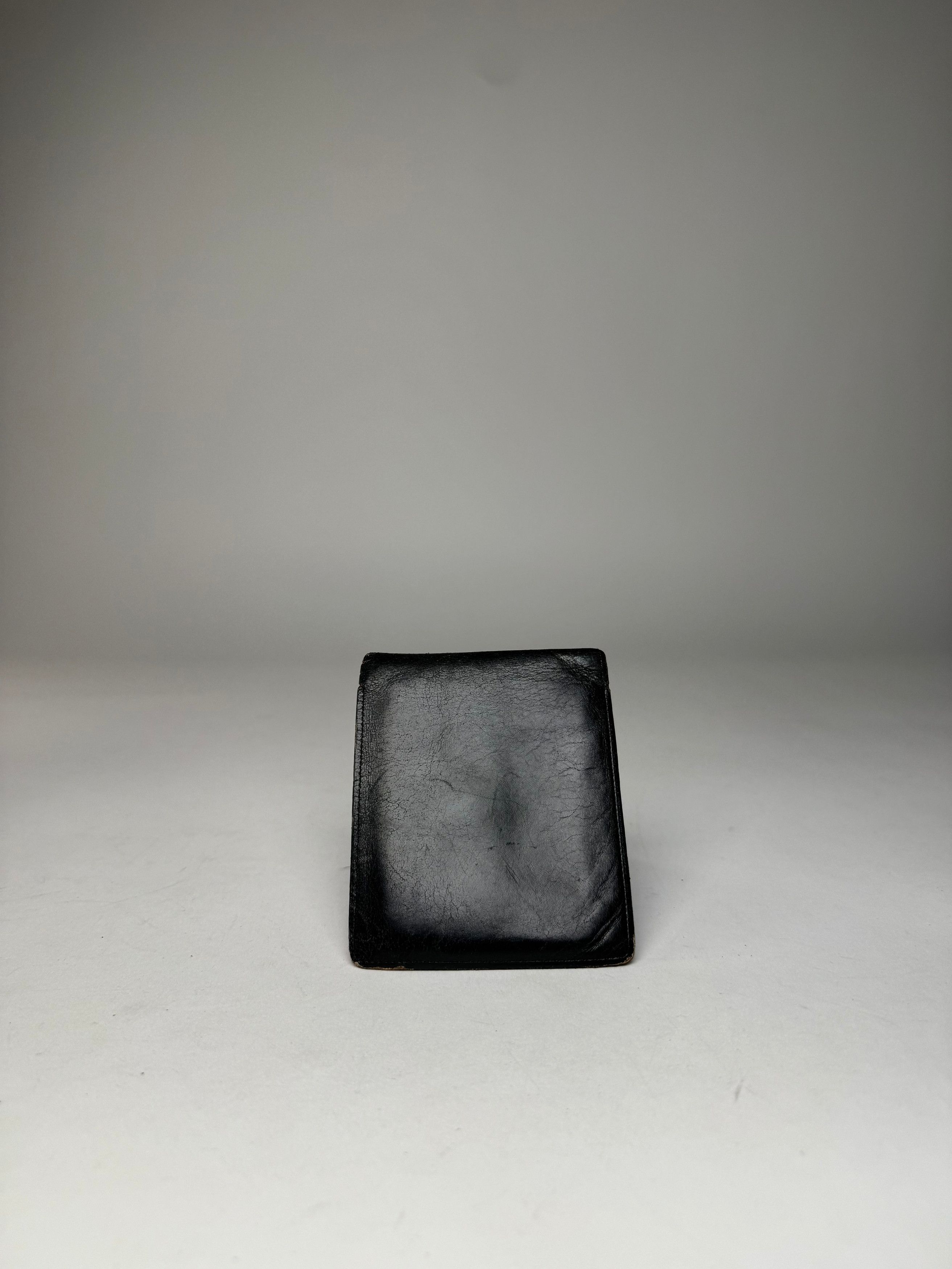 Other Vintage Yves Saint Laurent Flapable Leather Wallet Black Bro Size ONE SIZE - 2 Thumbnail
