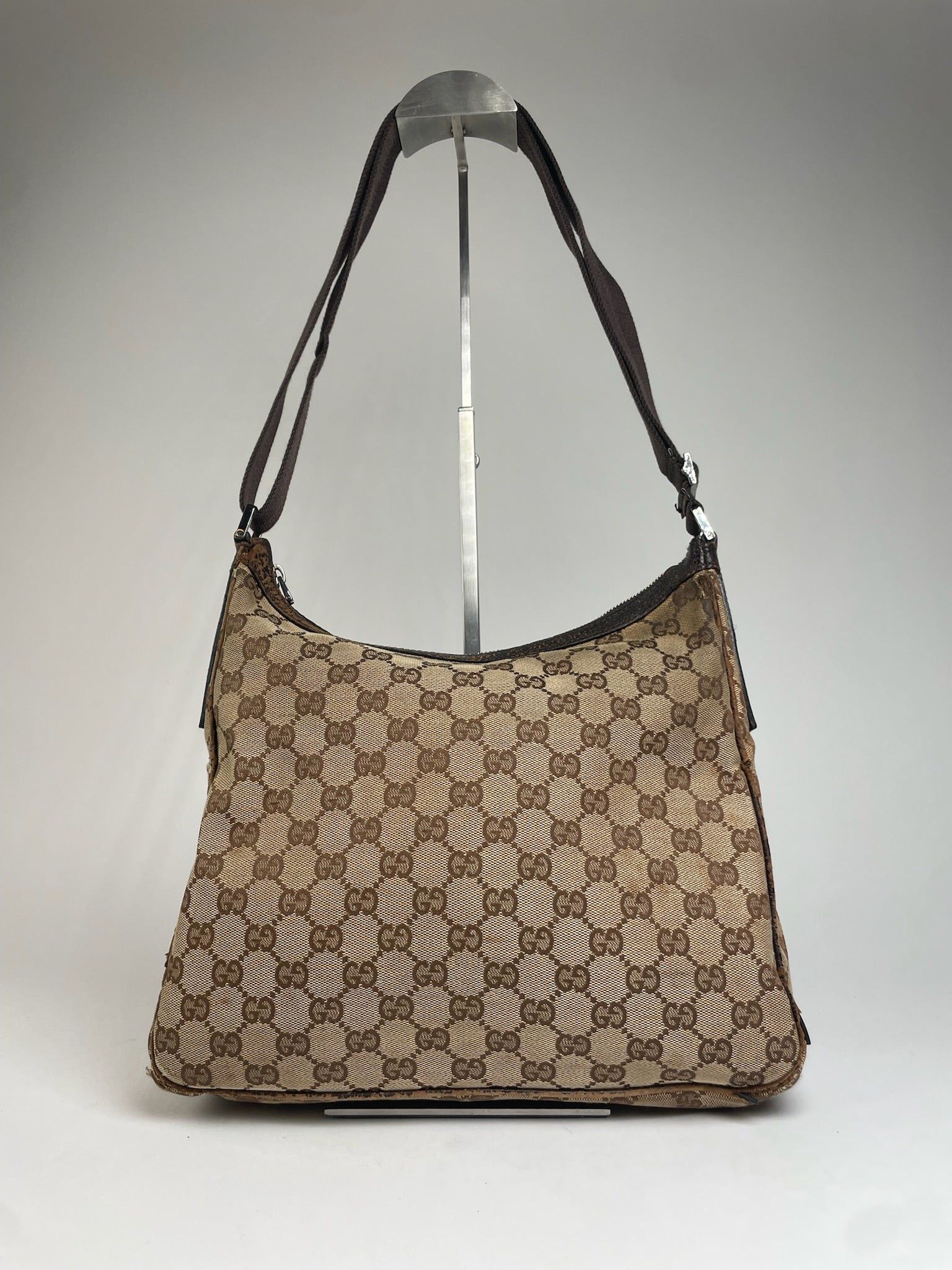 Gucci Vintage Monogram 2Way Bag Beige Brown Size ONE SIZE - 2 Thumbnail