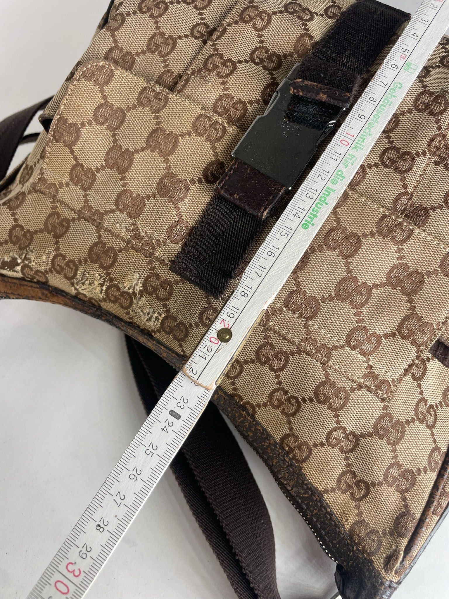 Gucci Vintage Monogram 2Way Bag Beige Brown Size ONE SIZE - 14 Thumbnail