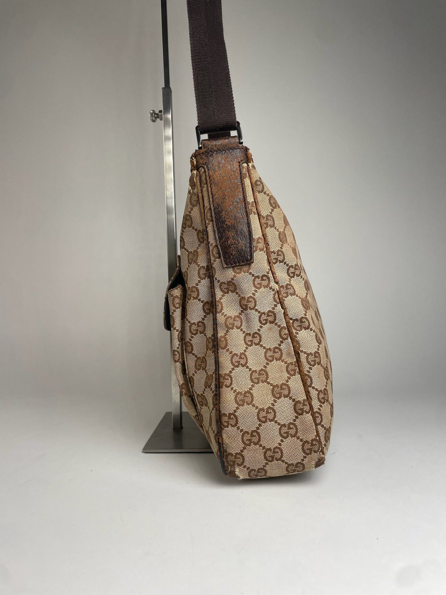 Gucci Vintage Monogram 2Way Bag Beige Brown Size ONE SIZE - 11 Thumbnail