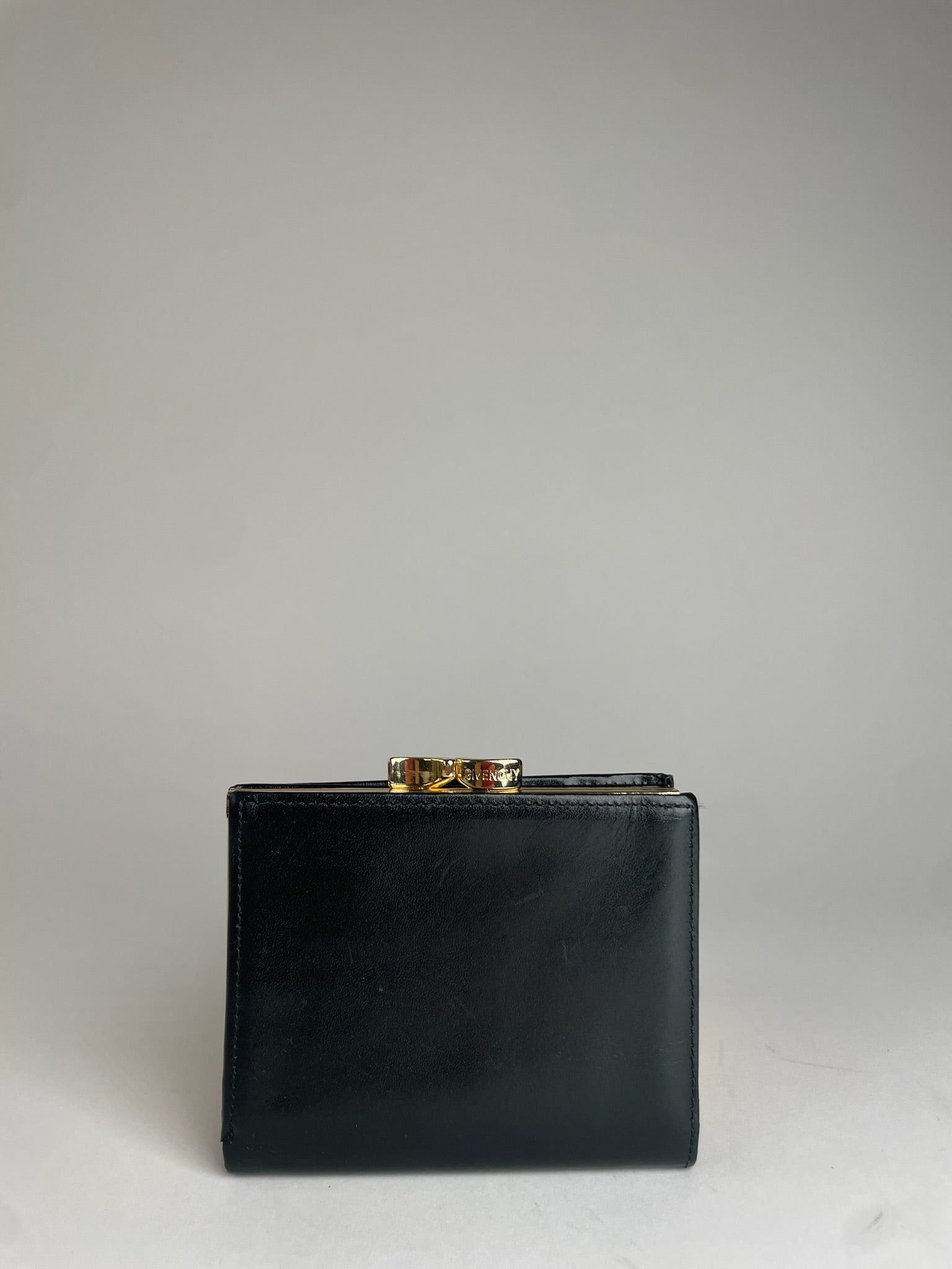 Givenchy Vintage Snake Emblossed Leather Wallet Black Brown Size ONE SIZE - 2 Thumbnail