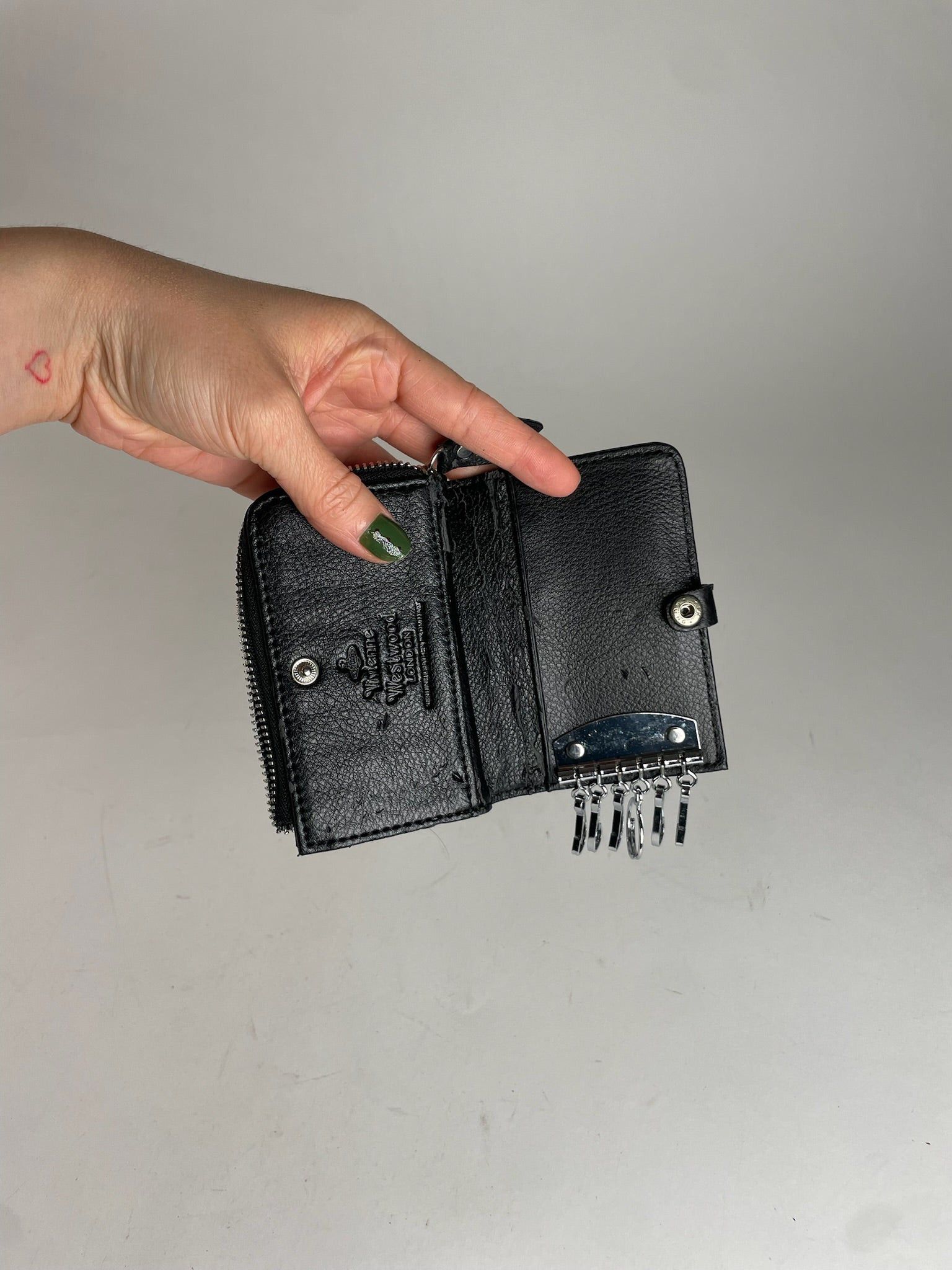 Vivienne Westwood Vintage leather Wallet Black Size ONE SIZE - 3 Thumbnail