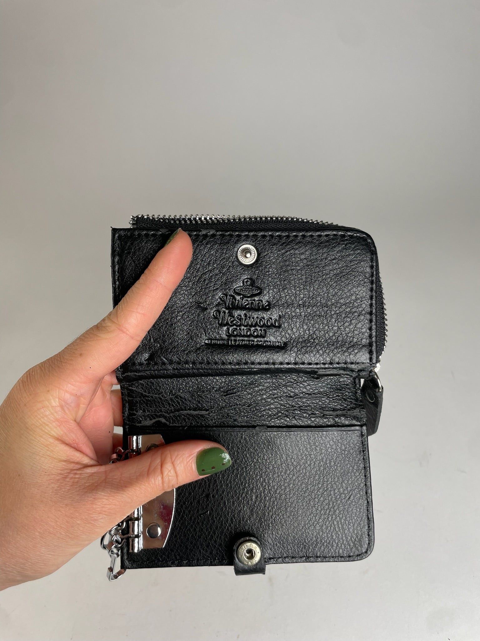 Vivienne Westwood Vintage leather Wallet Black Size ONE SIZE - 7 Thumbnail