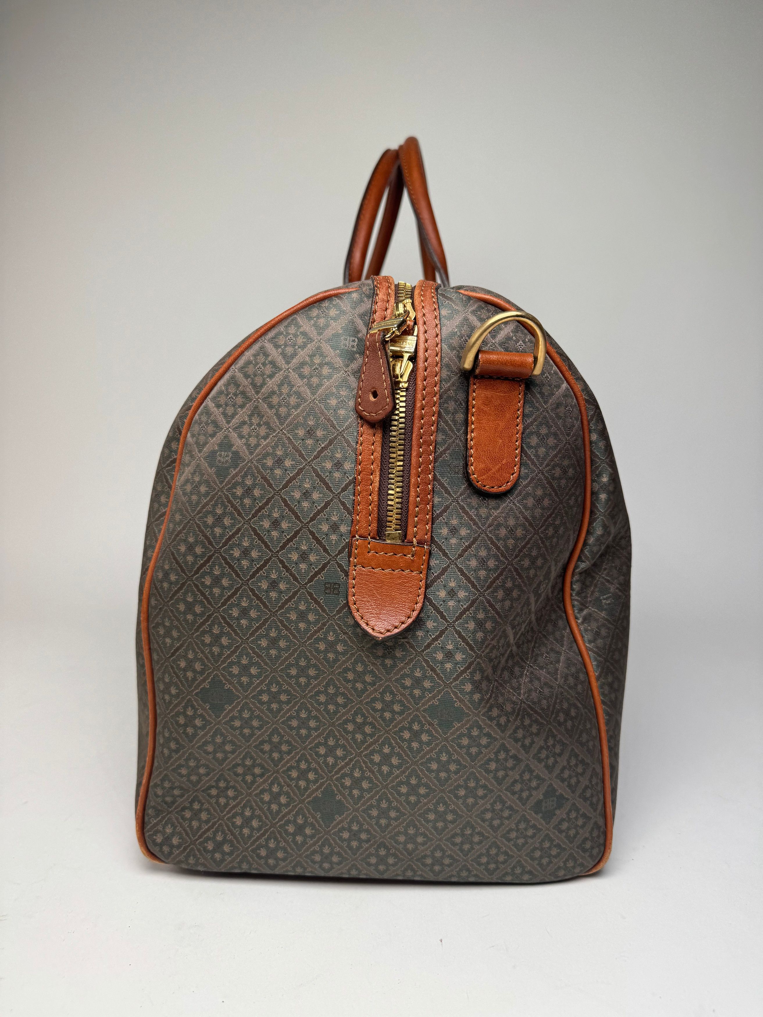 Balenciaga Vintage Abstract Leather Dufdel Bag Green Brown Size ONE SIZE - 8 Thumbnail