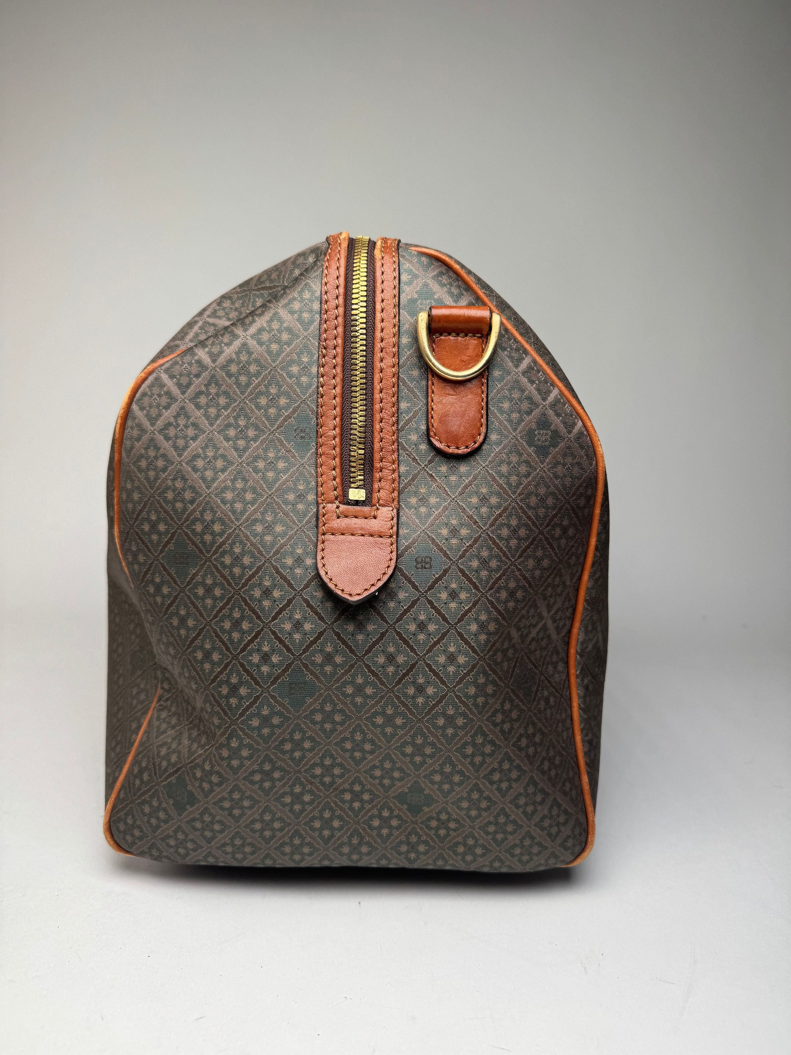 Balenciaga Vintage Abstract Leather Dufdel Bag Green Brown Size ONE SIZE - 10 Thumbnail