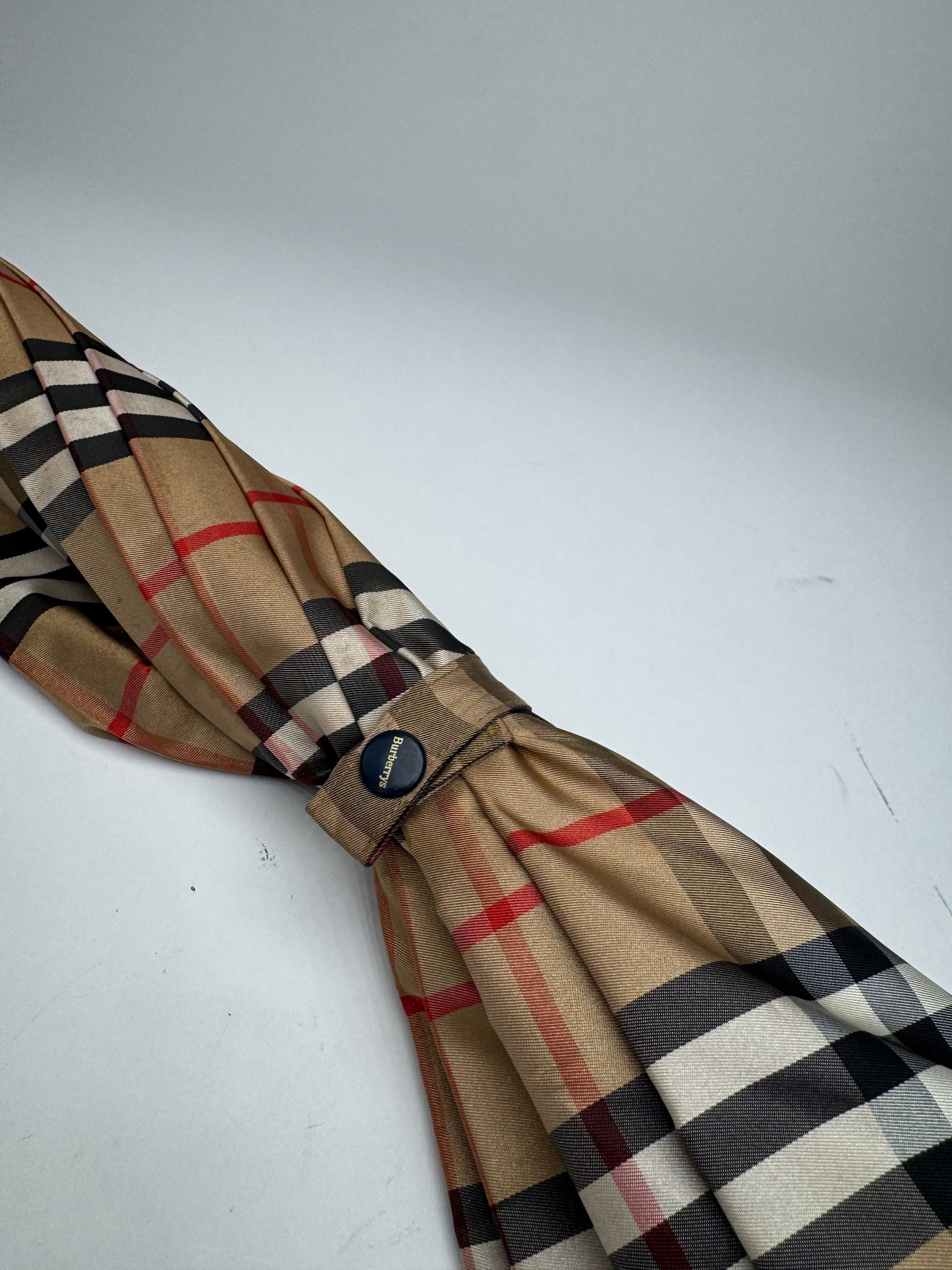 Burberry Vintage Nova Check Umbrella Beige Size ONE SIZE - 4 Thumbnail