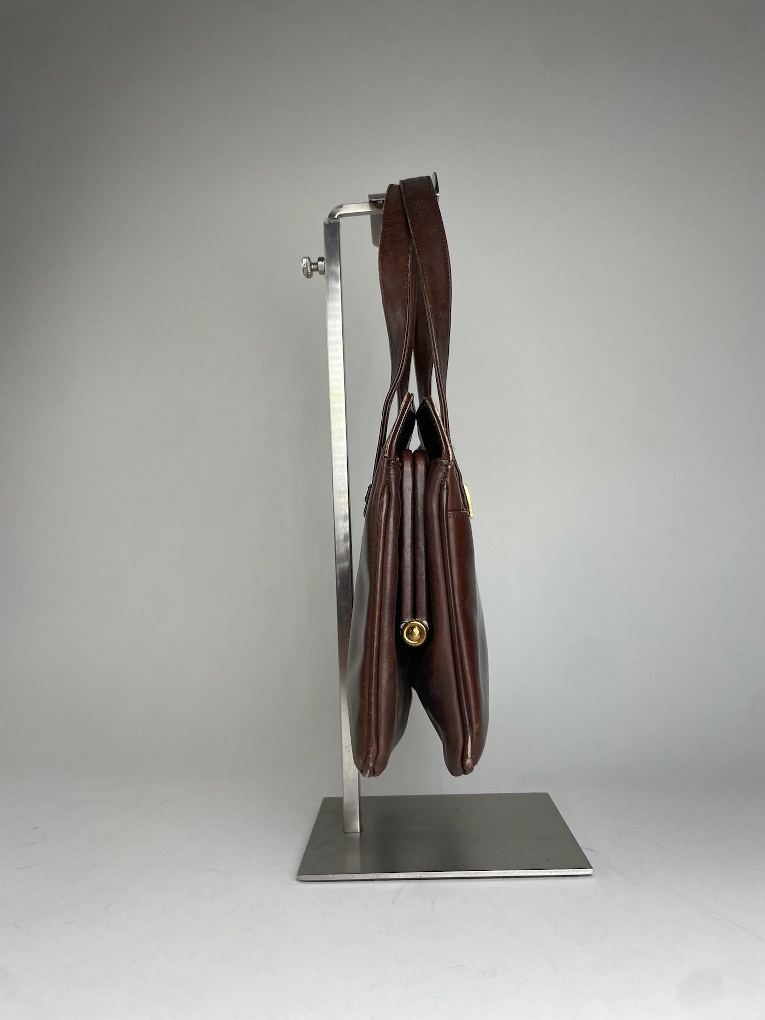 Givenchy Vintage Leather Handbag Brown Size ONE SIZE - 6 Thumbnail