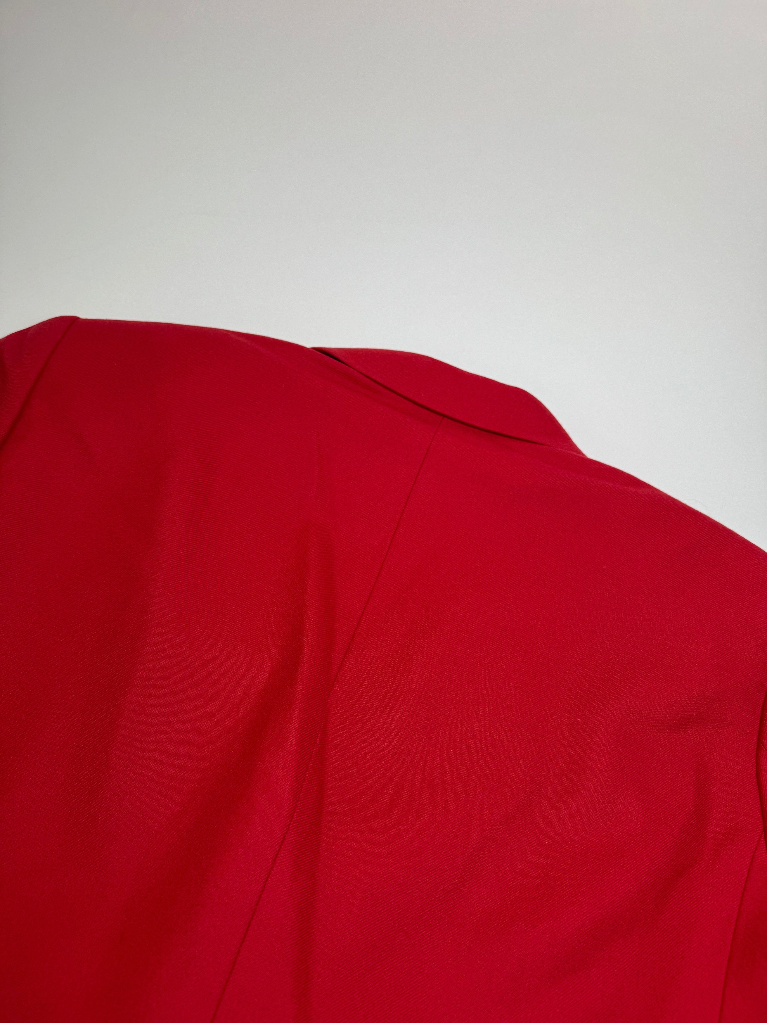 Burberry Vintage Wool Coat Red Size L / US 10 / IT 46 - 11 Thumbnail