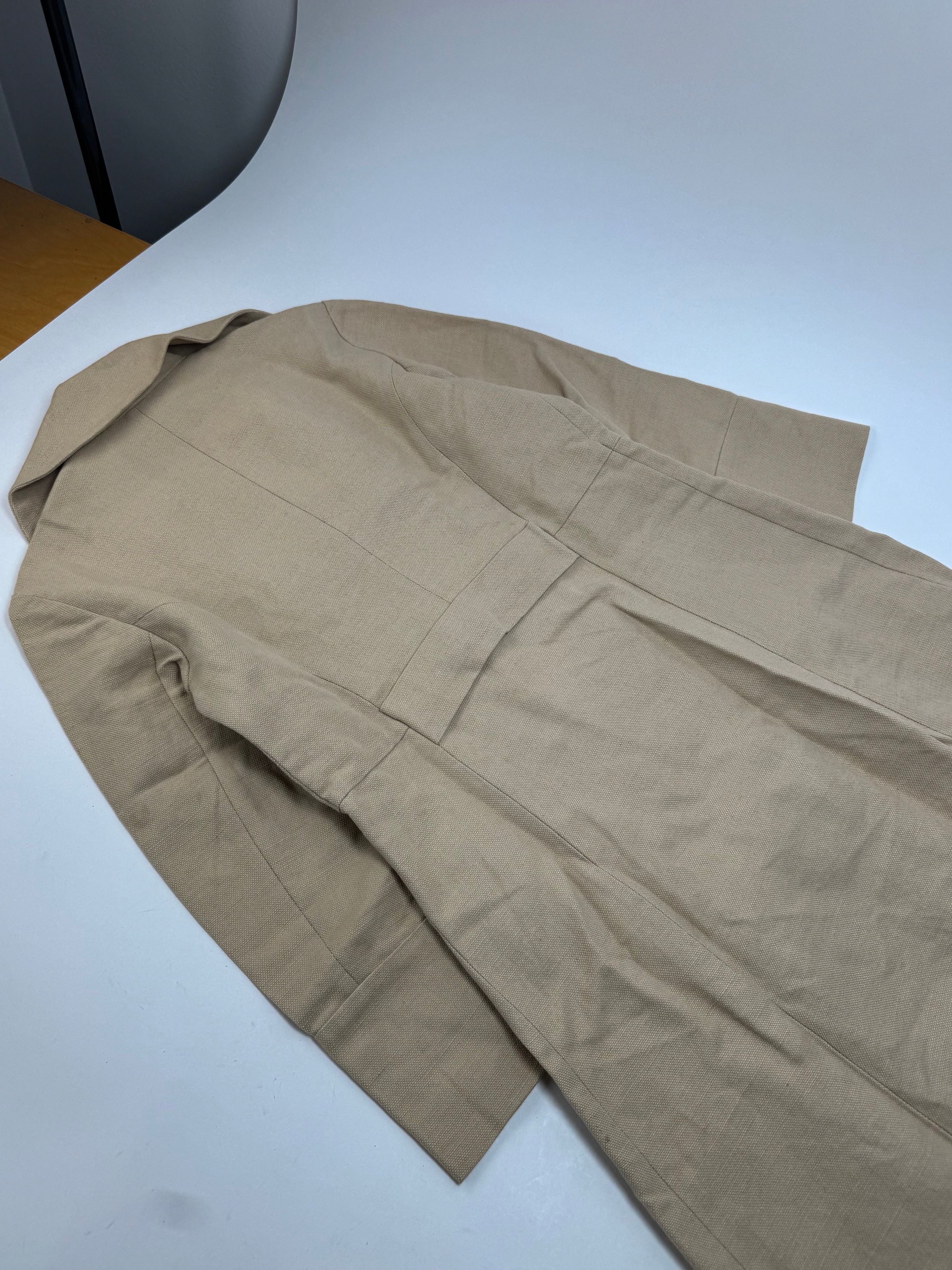 Marni Vintage Linen Trenchcoat Beige L Size L / US 10 / IT 46 - 10 Thumbnail