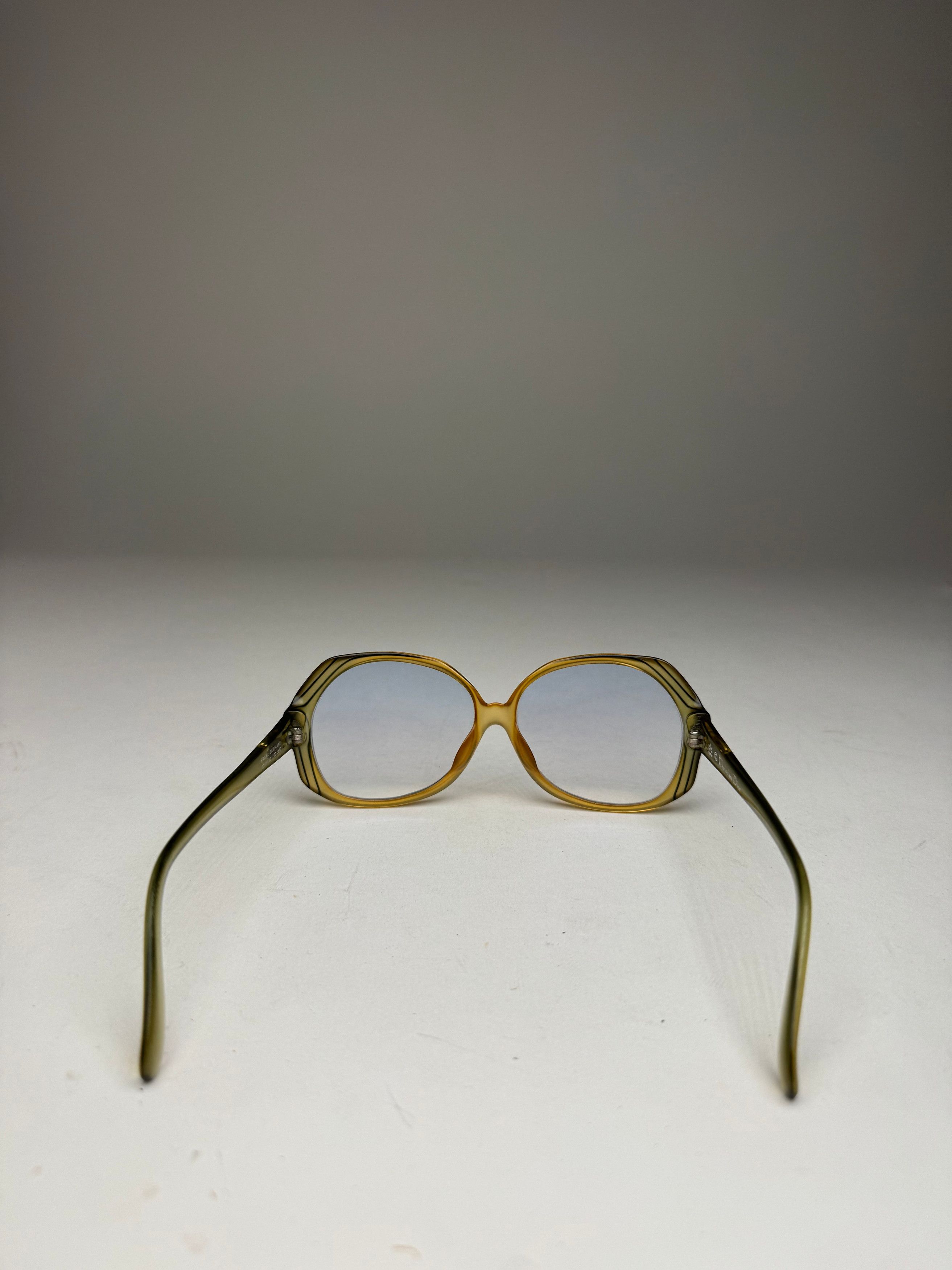 Dior Vintage Sunglasses Yellow Blue Size ONE SIZE - 6 Thumbnail