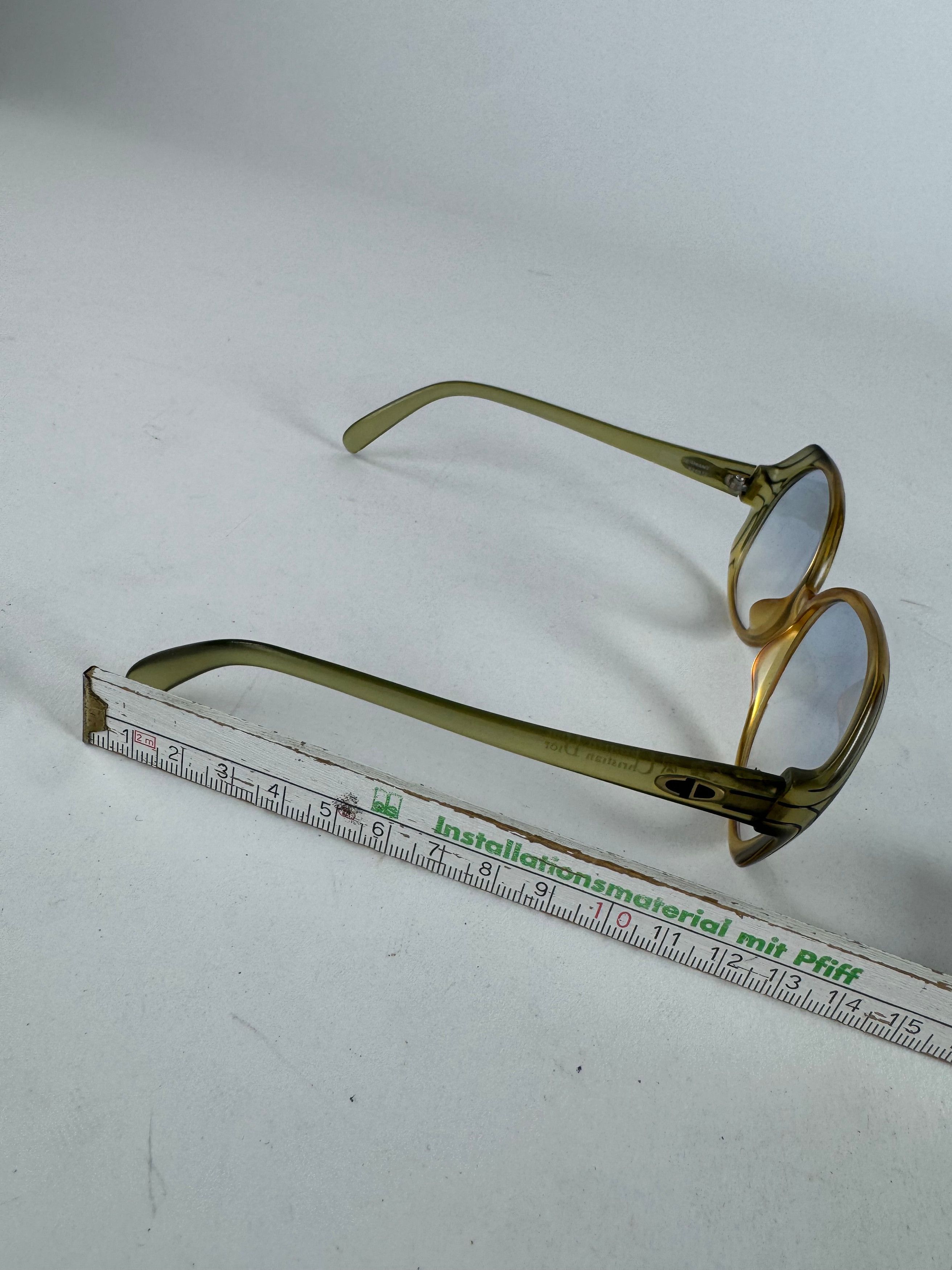 Dior Vintage Sunglasses Yellow Blue Size ONE SIZE - 11 Thumbnail