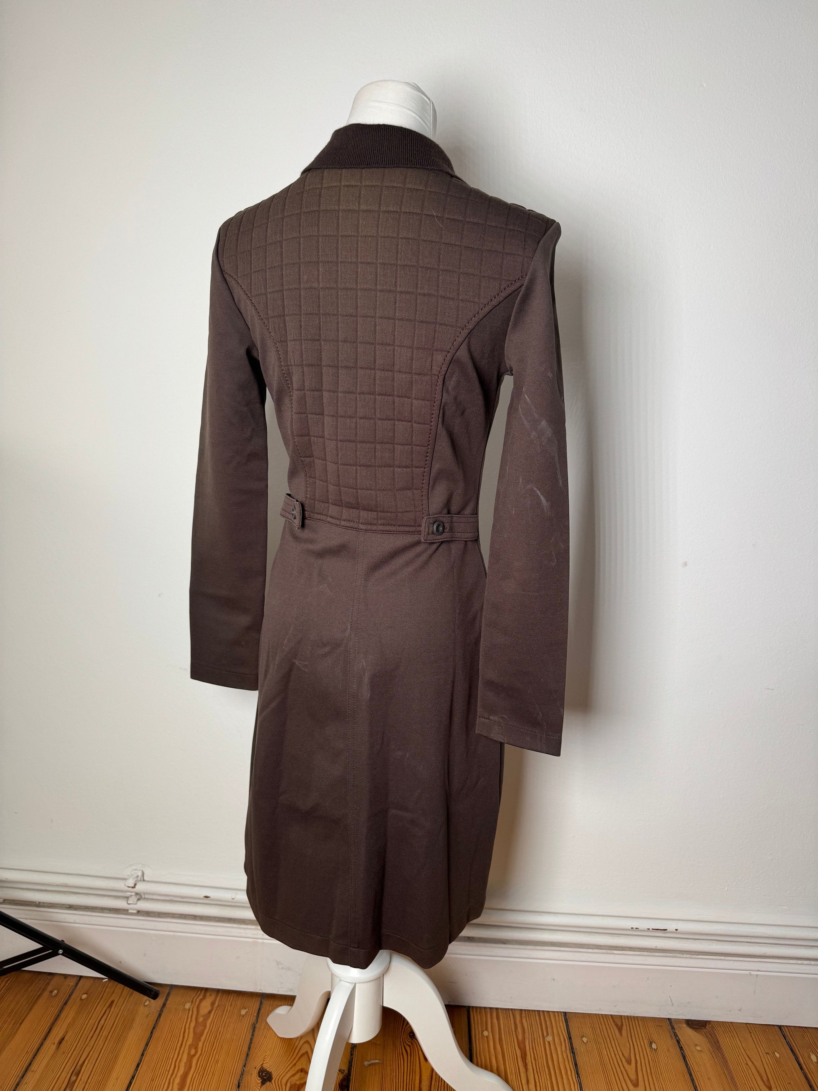 Fendi Vintage Polyester Coat Brown Size XS / US 0-2 / IT 36-38 - 3 Thumbnail