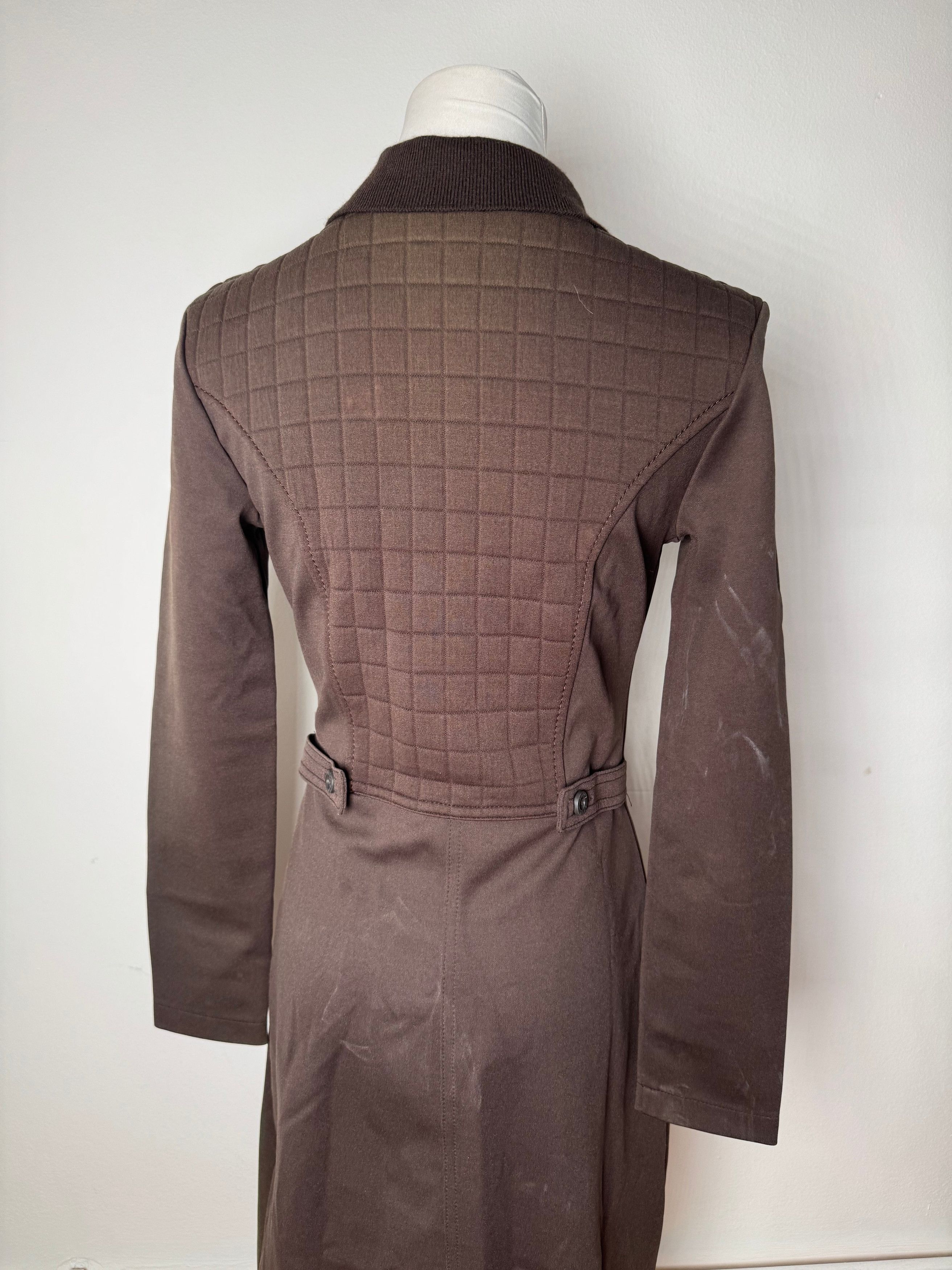 Fendi Vintage Polyester Coat Brown Size XS / US 0-2 / IT 36-38 - 13 Thumbnail
