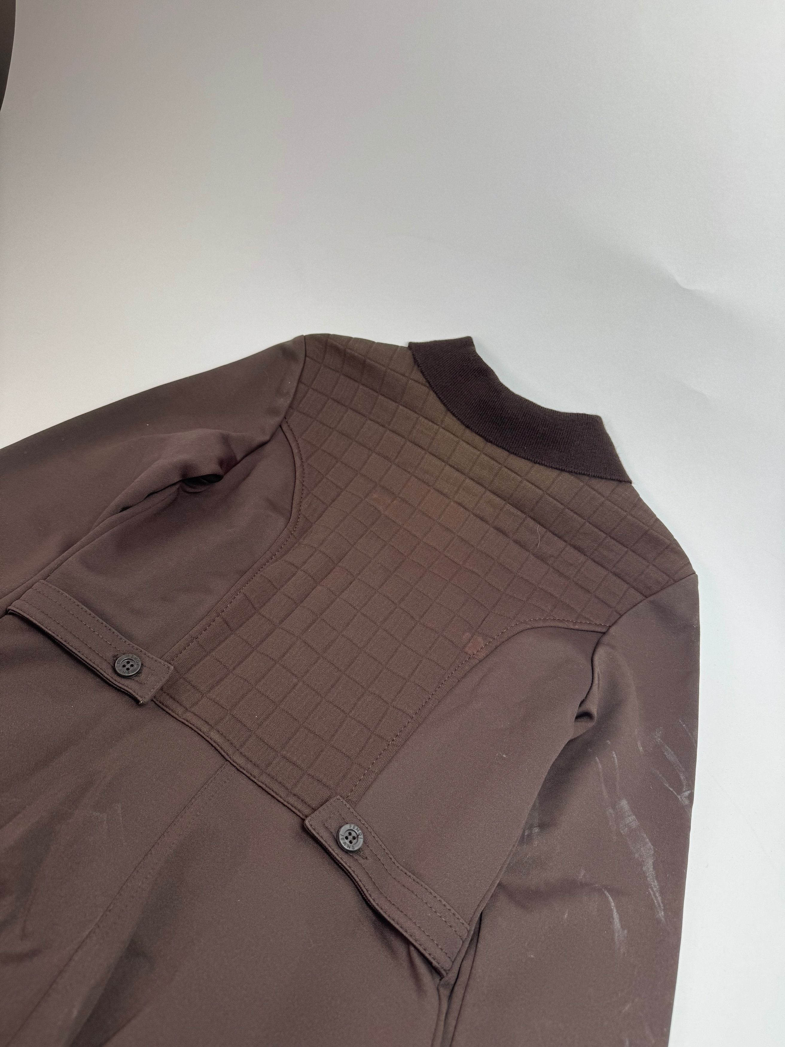 Fendi Vintage Polyester Coat Brown Size XS / US 0-2 / IT 36-38 - 10 Thumbnail