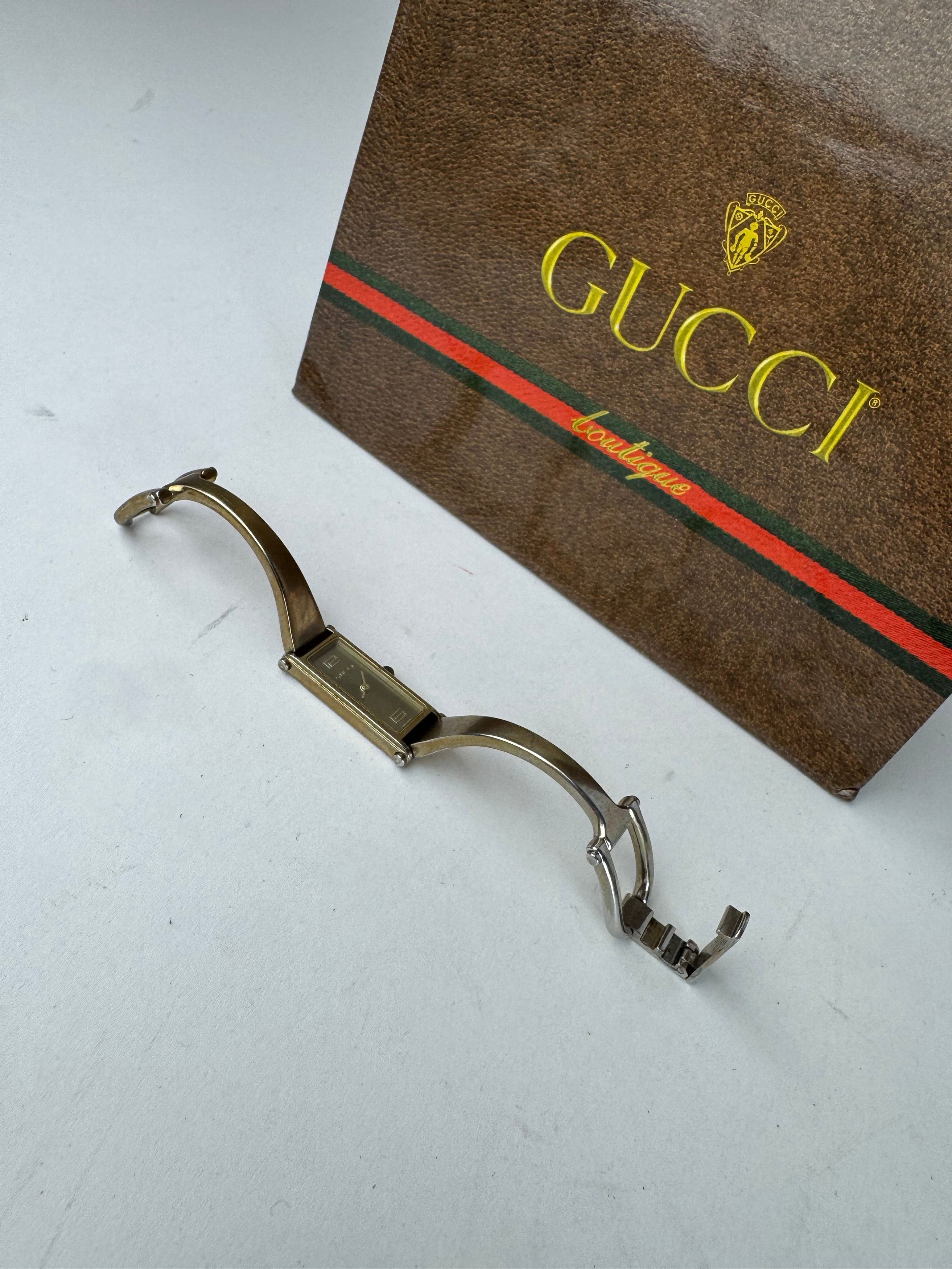 Gucci Vintage Bronze Horsebit Quartz Watch Size ONE SIZE - 11 Thumbnail