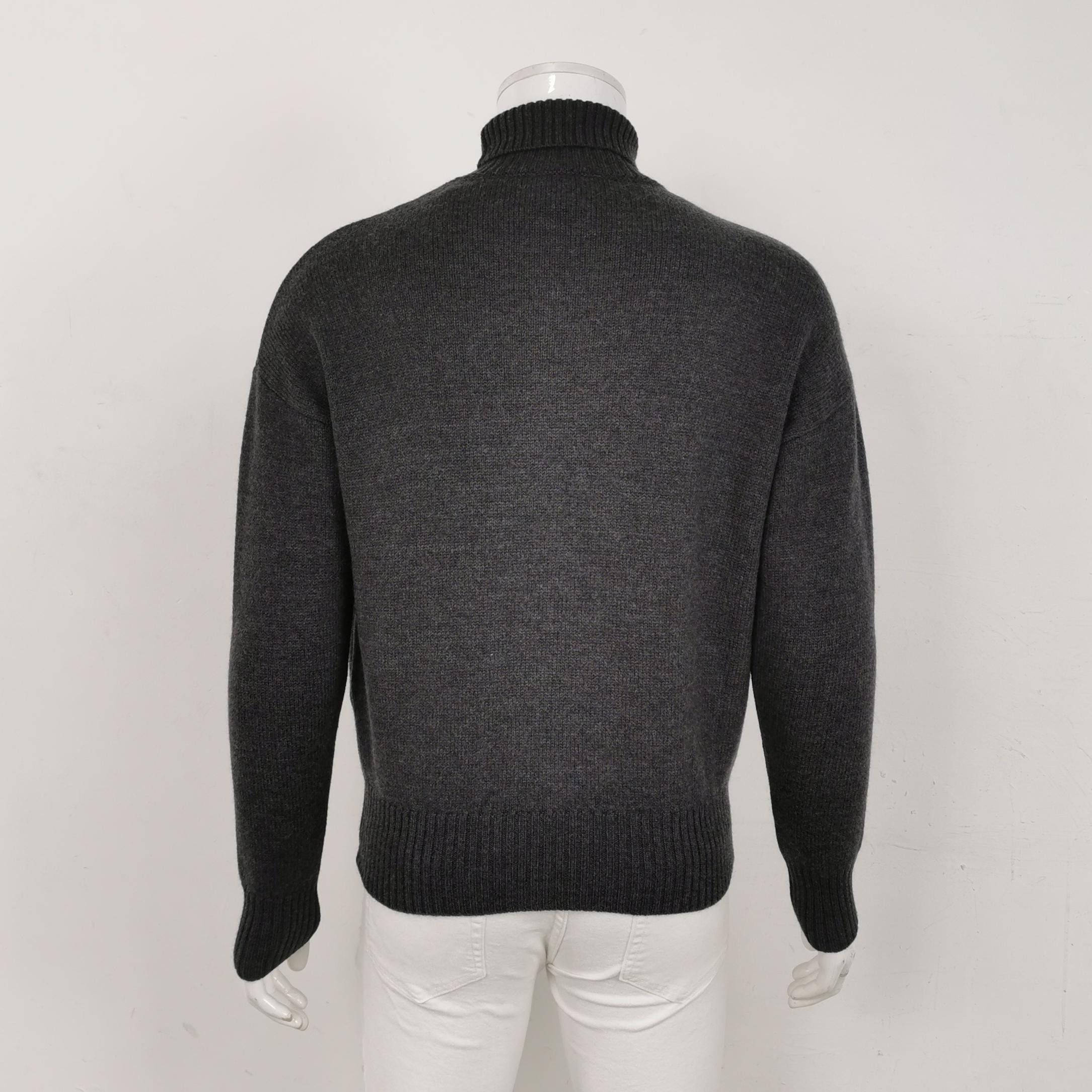 AMI AMI Alexandre Mattiussi Wool Heart Turtleneck XS Size US XS / EU 42 / 0 - 4 Thumbnail