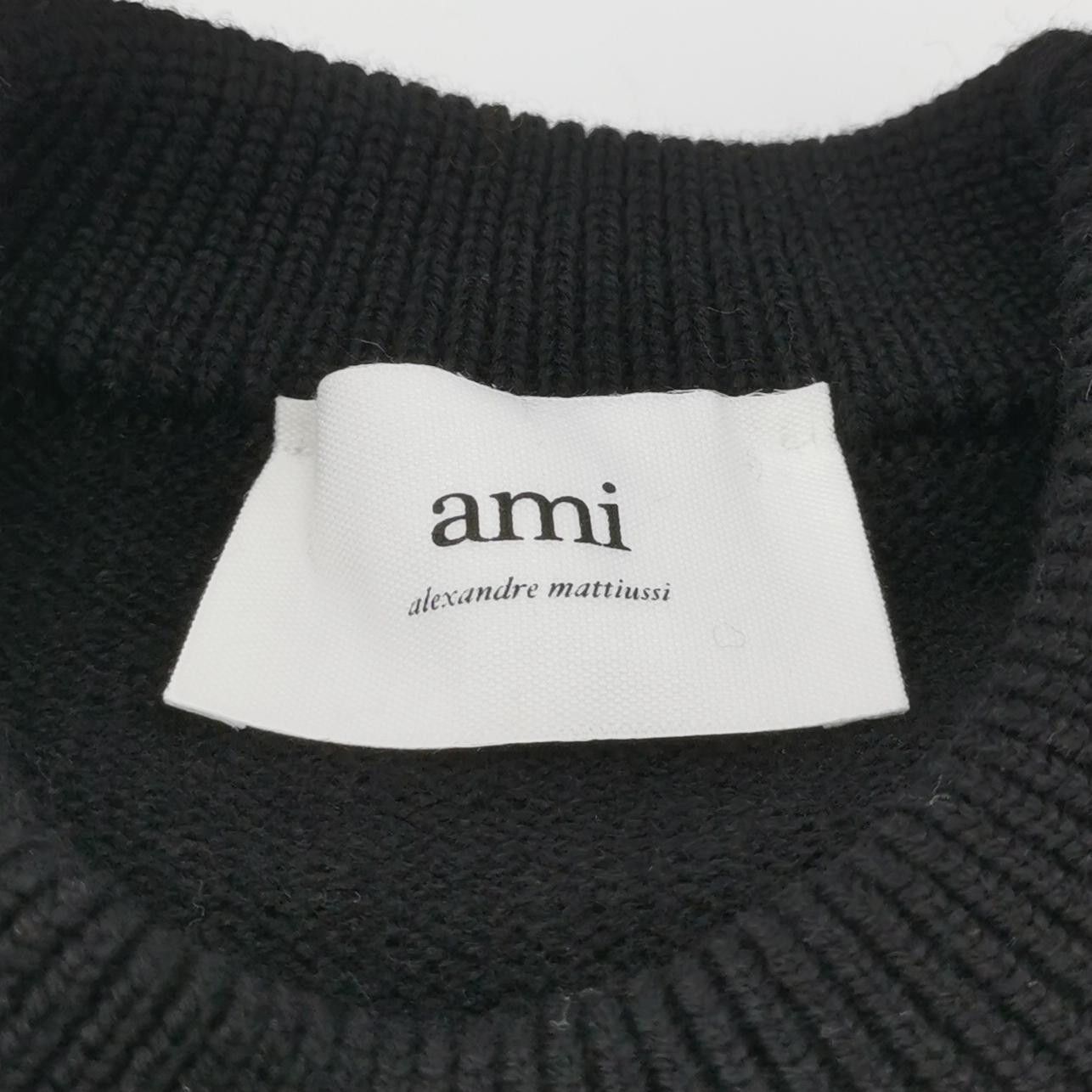 AMI AMI Alexandre Mattiussi Heart Logo Round Neck Sweater Size US S / EU 44-46 / 1 - 11 Thumbnail