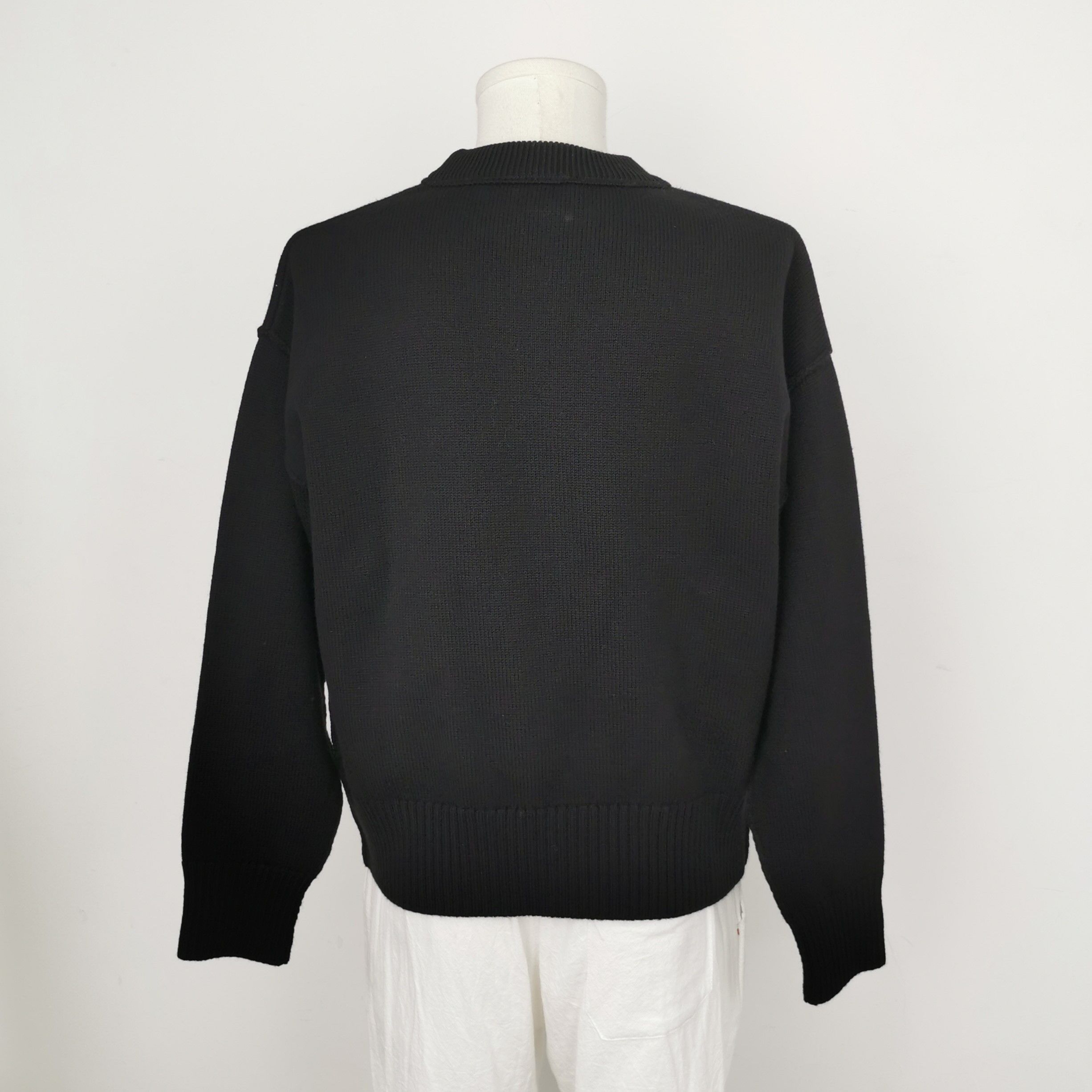 AMI AMI Alexandre Mattiussi Heart Logo Round Neck Sweater Size US S / EU 44-46 / 1 - 3 Thumbnail