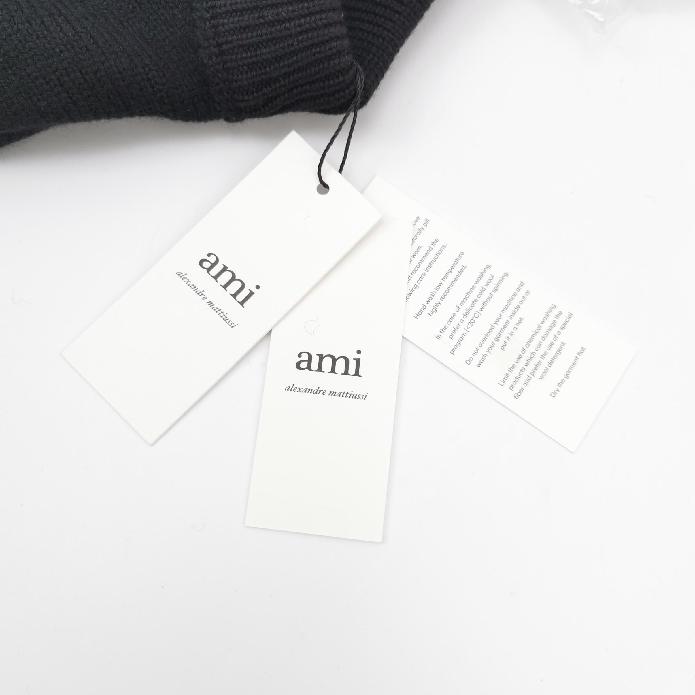AMI AMI Alexandre Mattiussi Heart Logo Round Neck Sweater Size US S / EU 44-46 / 1 - 7 Thumbnail