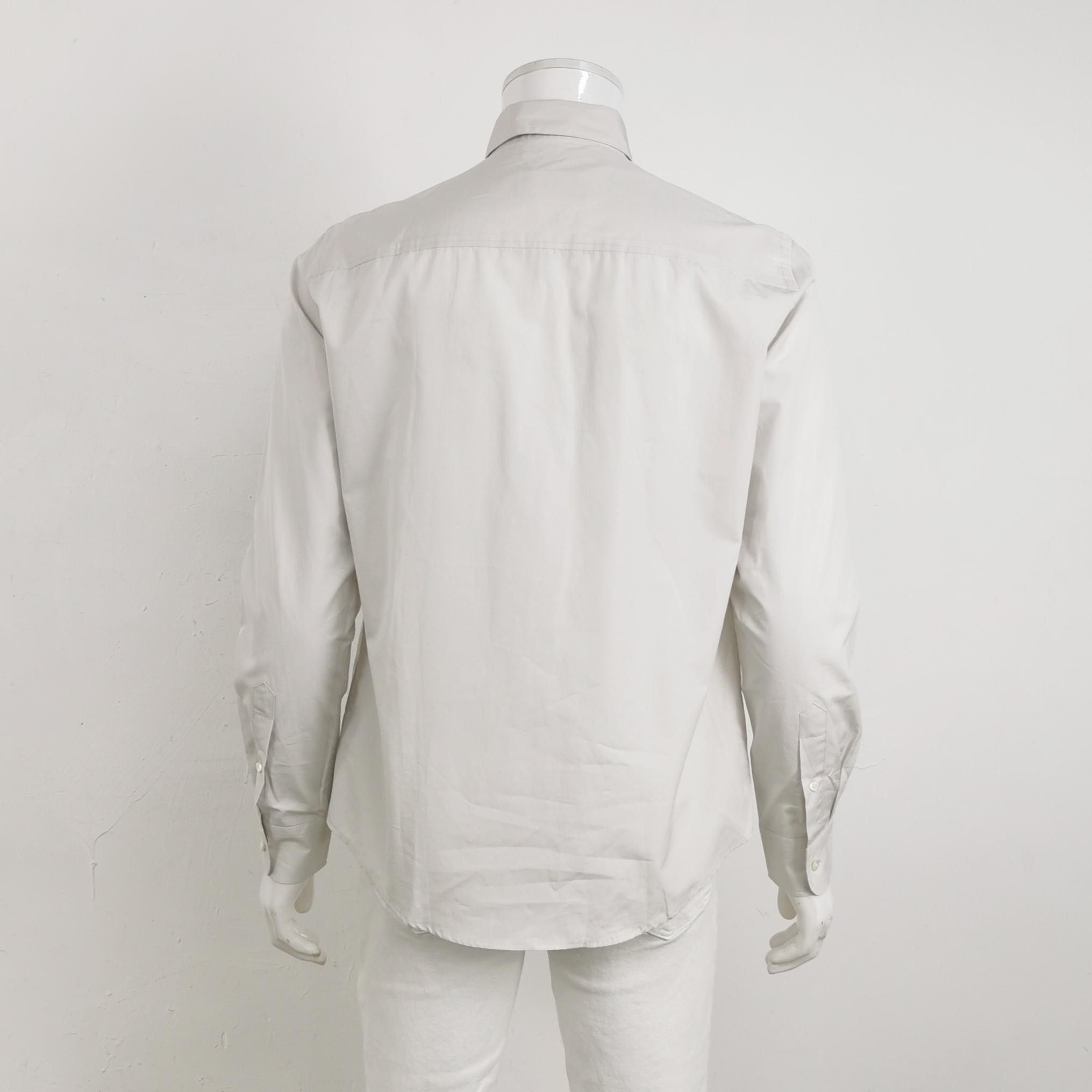 AMI AM Alexandre Mattiussi S Cotton Collared Shirt Size US S / EU 44-46 / 1 - 3 Thumbnail