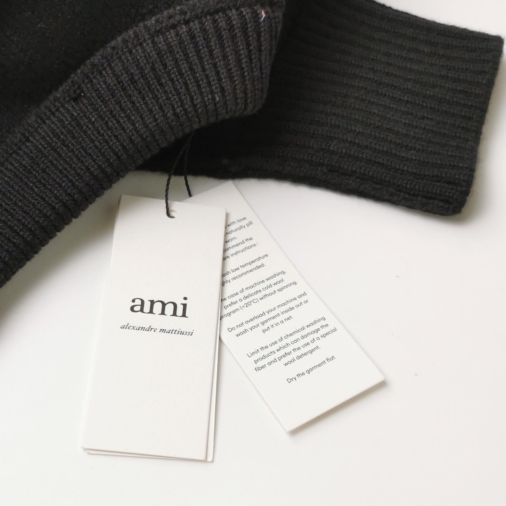 AMI AMI Alexandre Mattiussi Wool Heart Sweater S Size US S / EU 44-46 / 1 - 8 Thumbnail