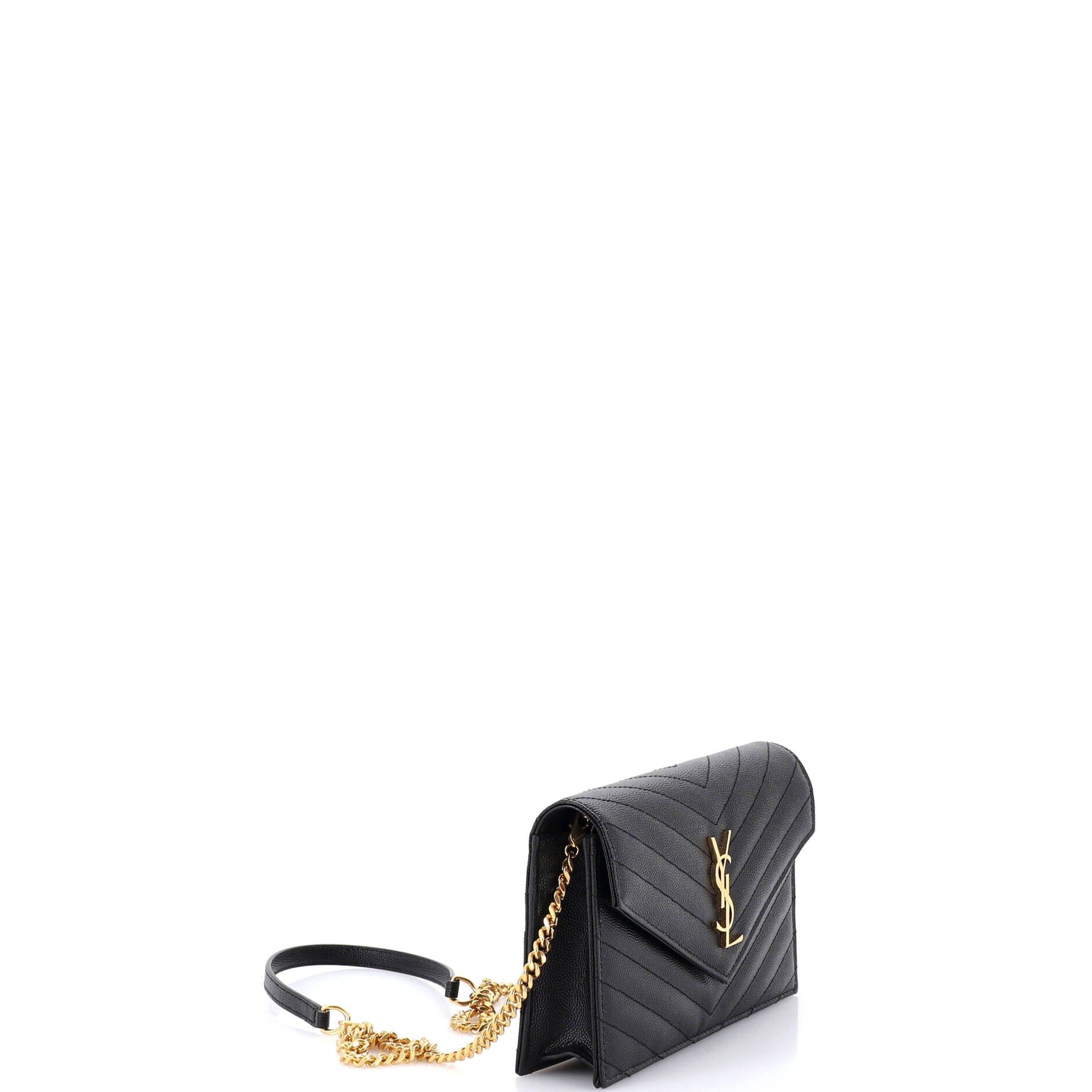 Saint Laurent Paris Classic Monogram Wallet on Chain Size ONE SIZE - 2 Thumbnail