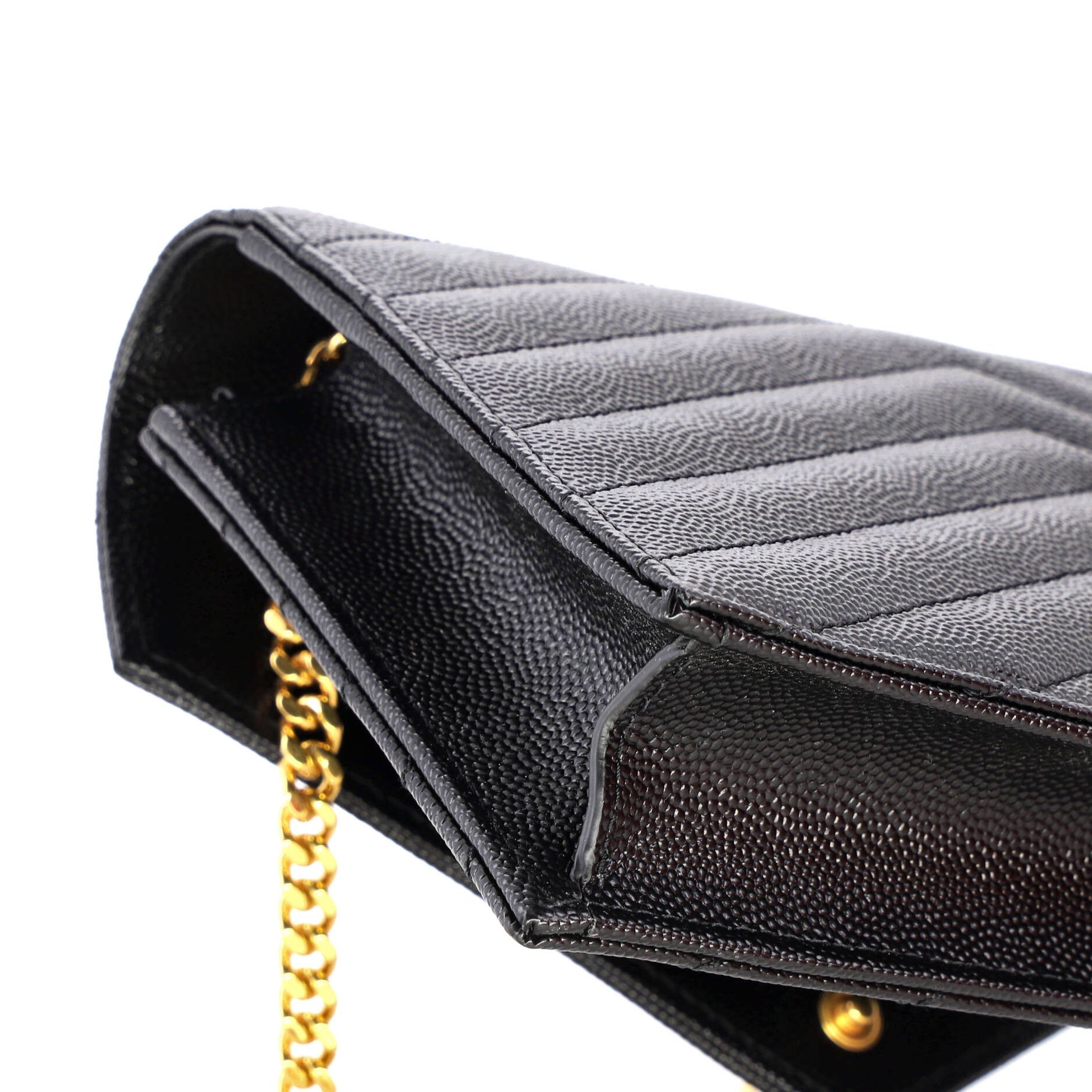 Saint Laurent Paris Classic Monogram Wallet on Chain Size ONE SIZE - 6 Thumbnail