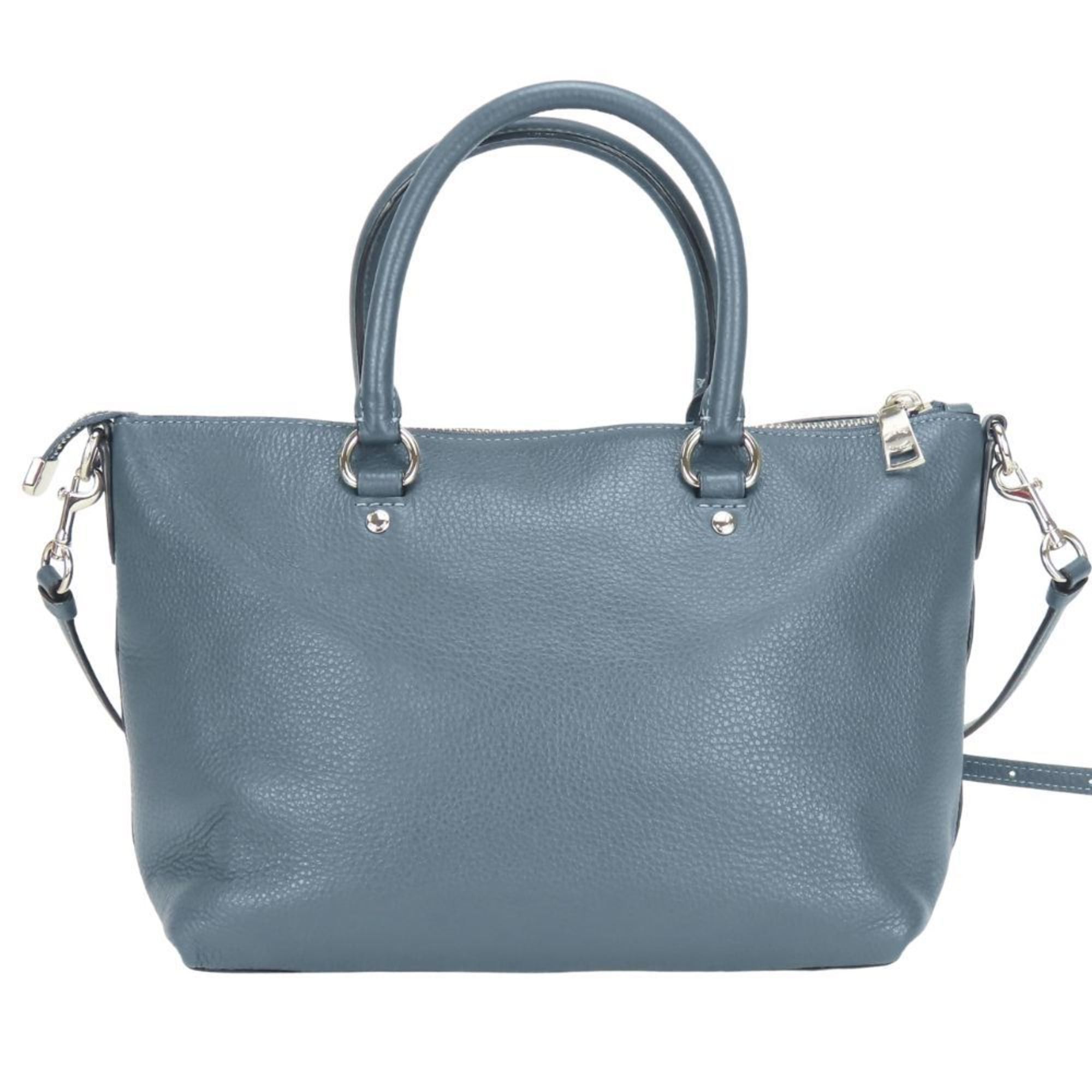 Coach Coach handbag F31466 leather blue mini women's COACH Size ONE SIZE - 4 Thumbnail