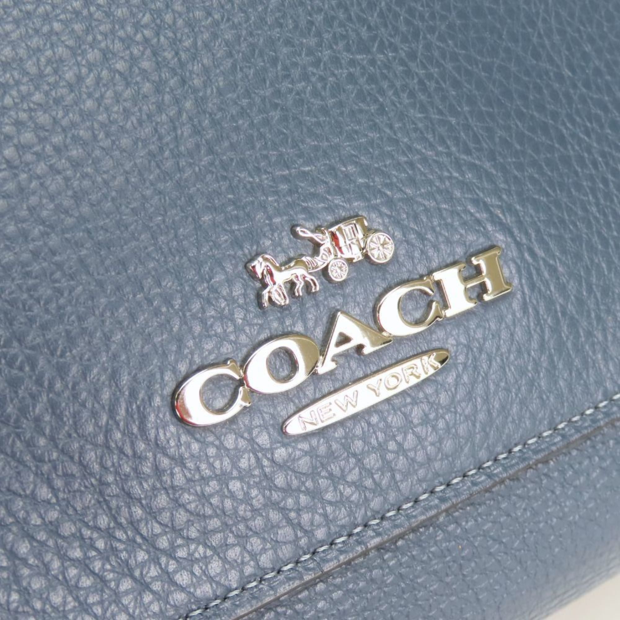 Coach Coach handbag F31466 leather blue mini women's COACH Size ONE SIZE - 6 Thumbnail