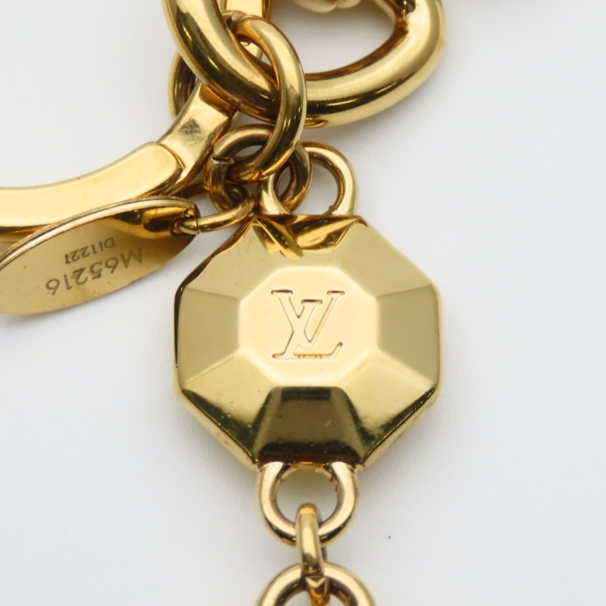 Louis Vuitton Louis Vuitton Porte-Clés LV Facet Keychain M65216 Metal Women's and Men's LOUIS VUITTON Size ONE SIZE - 8 Thumbnail