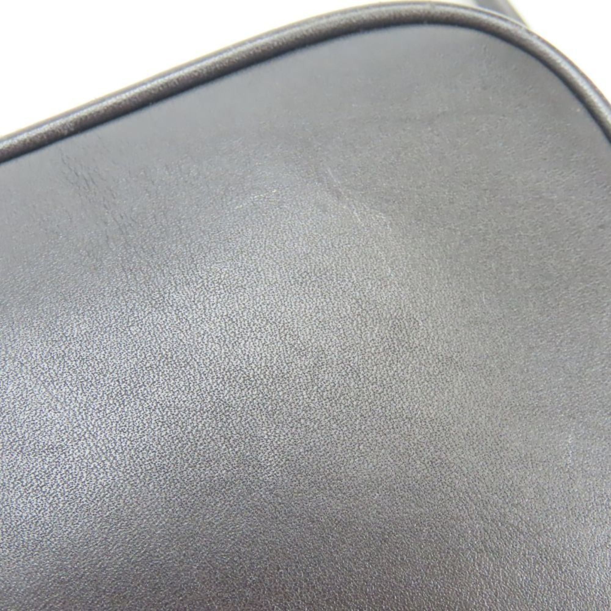 Coach Coach Shoulder Bag Pochette 31834 Leather Black Blue Silver Flower Motif Studs Women's COACH Size ONE SIZE - 8 Thumbnail