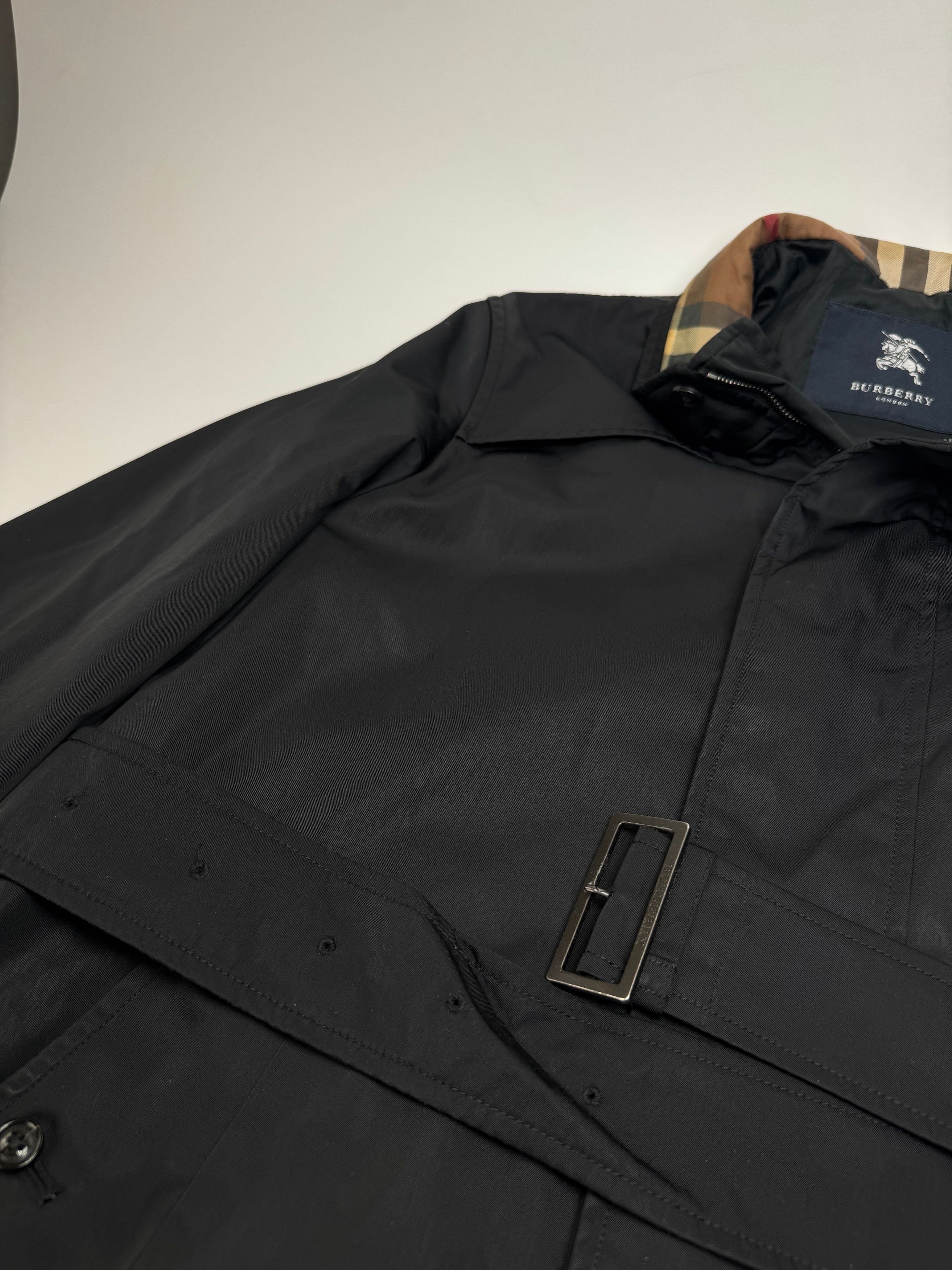 Burberry Vintage Trenchcoat Black Size S / US 4 / IT 40 - 6 Thumbnail