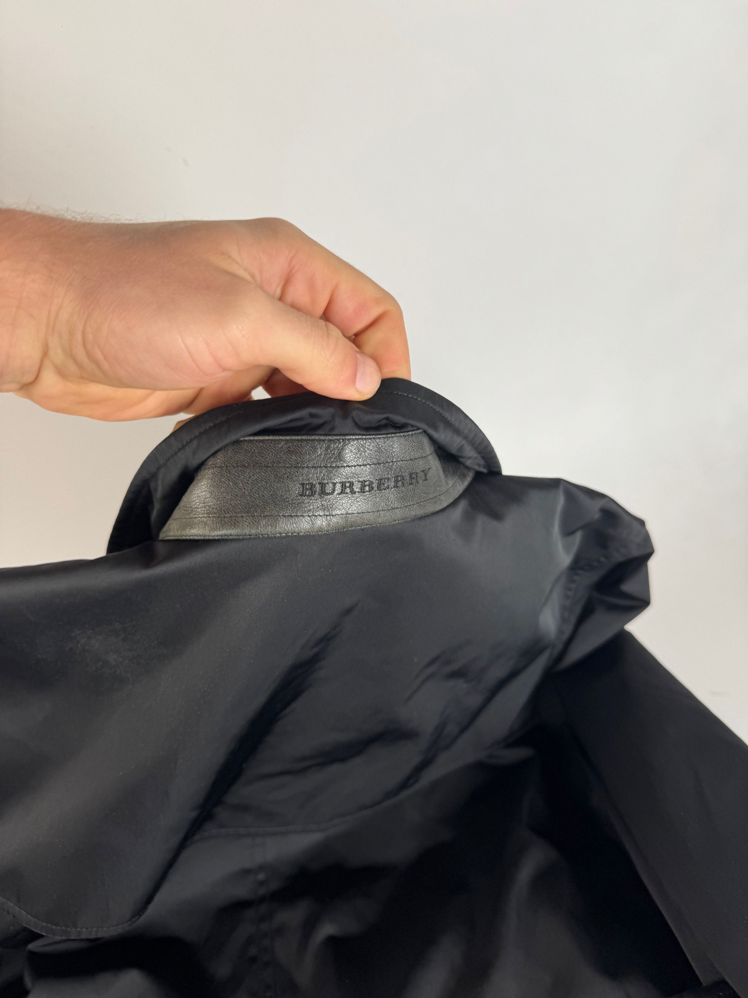 Burberry Vintage Trenchcoat Black Size S / US 4 / IT 40 - 10 Thumbnail