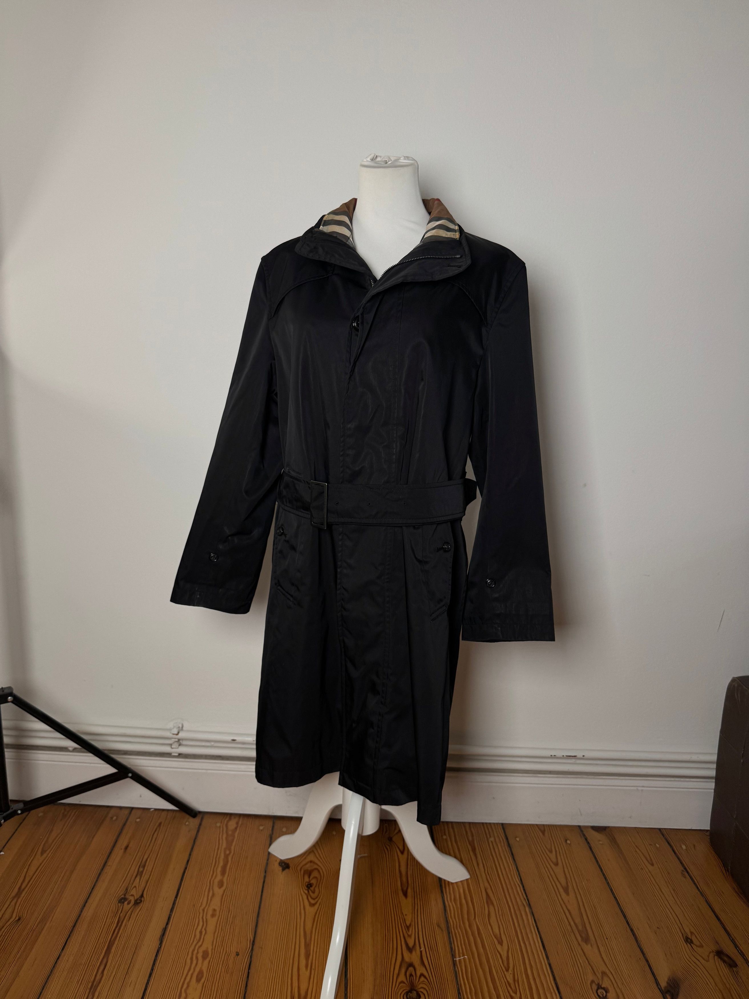 Burberry Vintage Trenchcoat Black Size S / US 4 / IT 40 - 8 Thumbnail