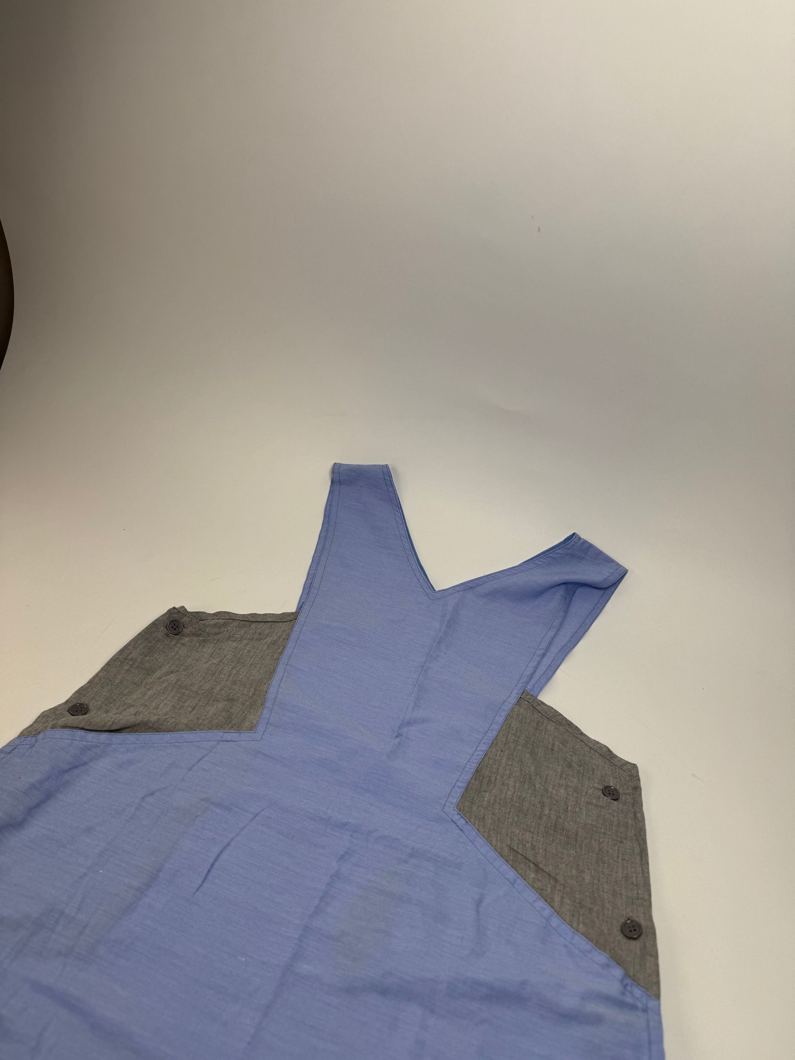Other Vintage Yves Saint Laurent Canvas Dress Blue Grey 38/M Size M / US 6-8 / IT 42-44 - 5 Thumbnail
