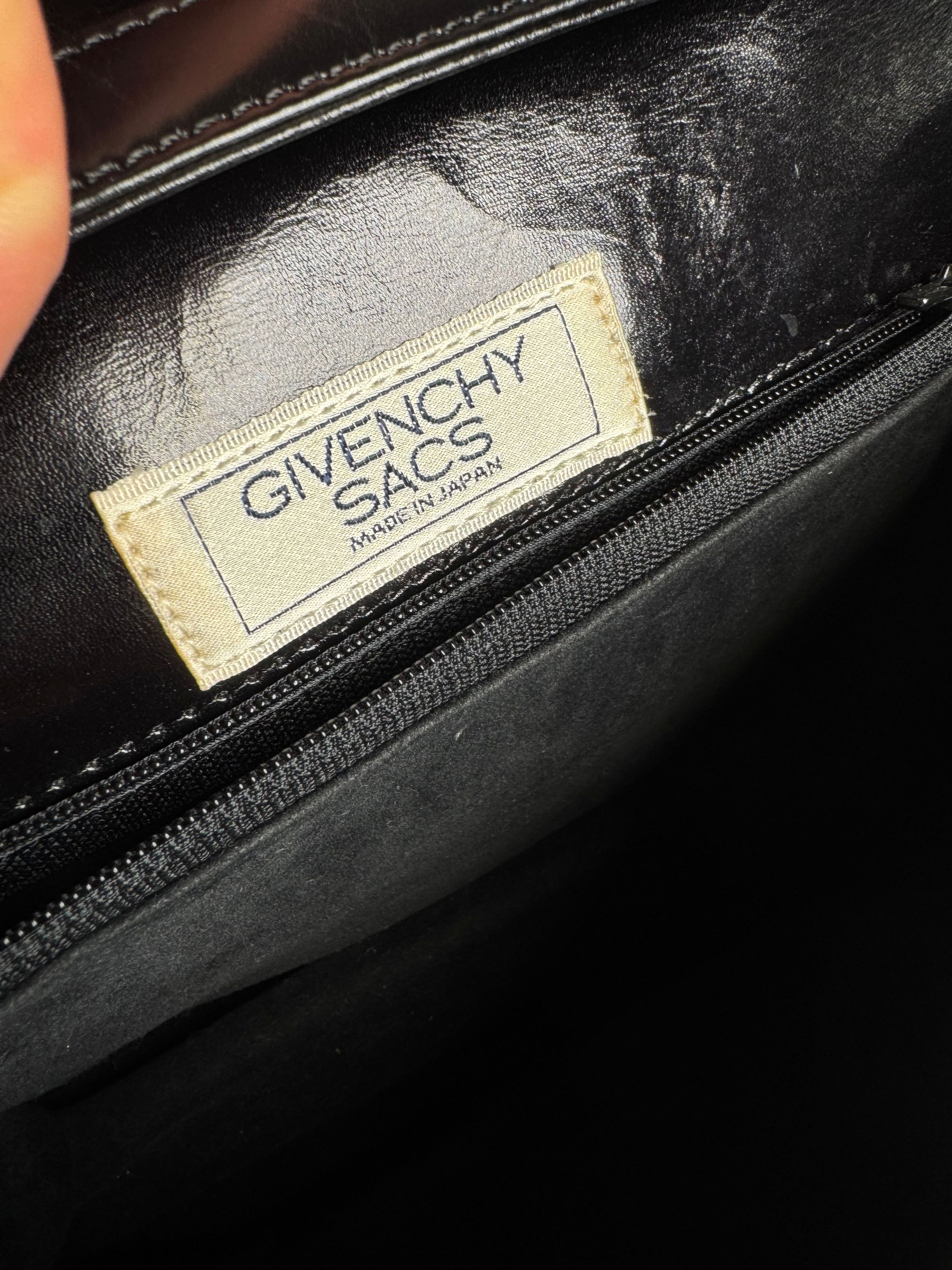 Givenchy Vintage Leather 2Way Handbag Black Size ONE SIZE - 6 Thumbnail