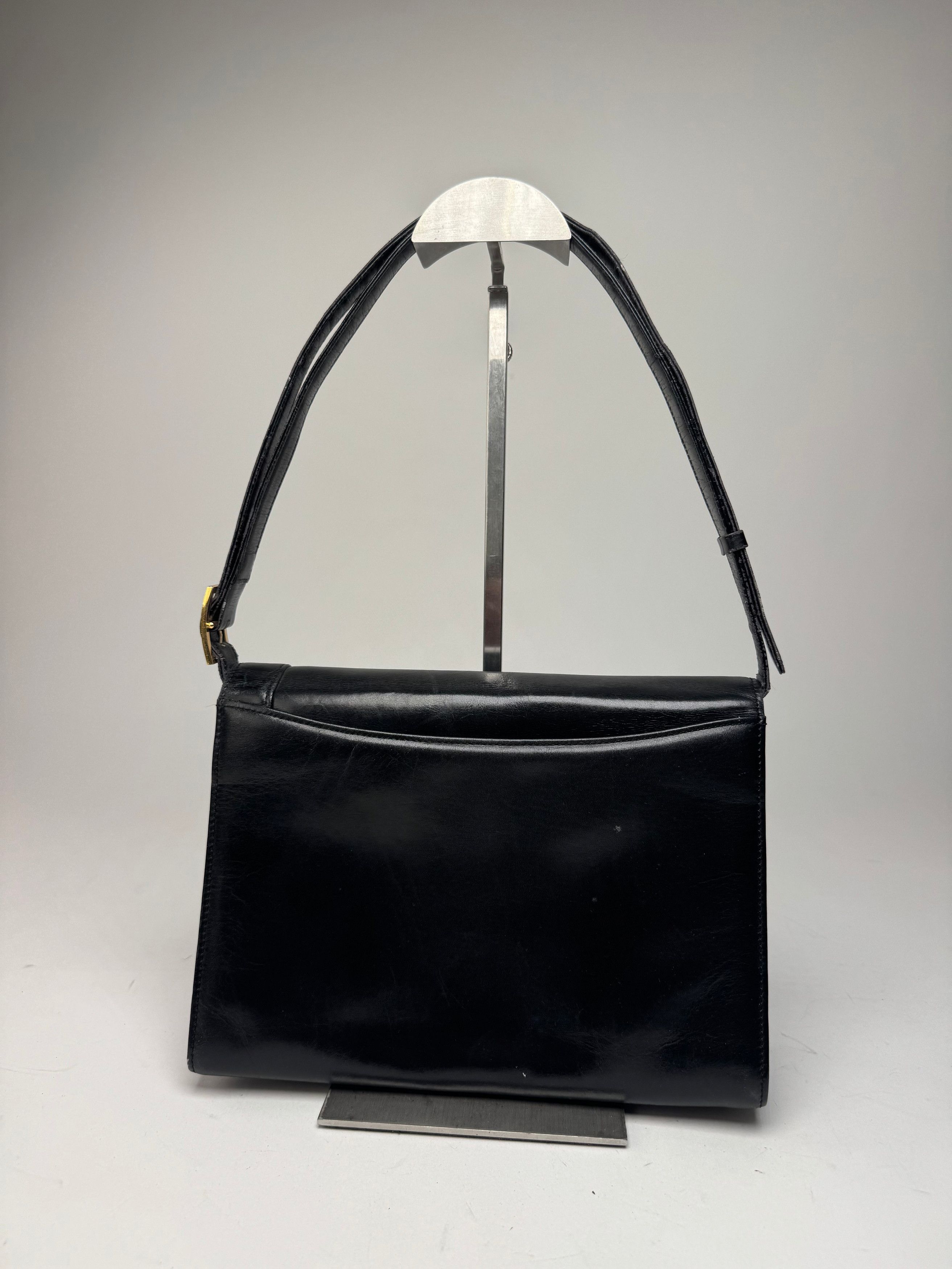 Givenchy Vintage Leather 2Way Handbag Black Size ONE SIZE - 2 Thumbnail