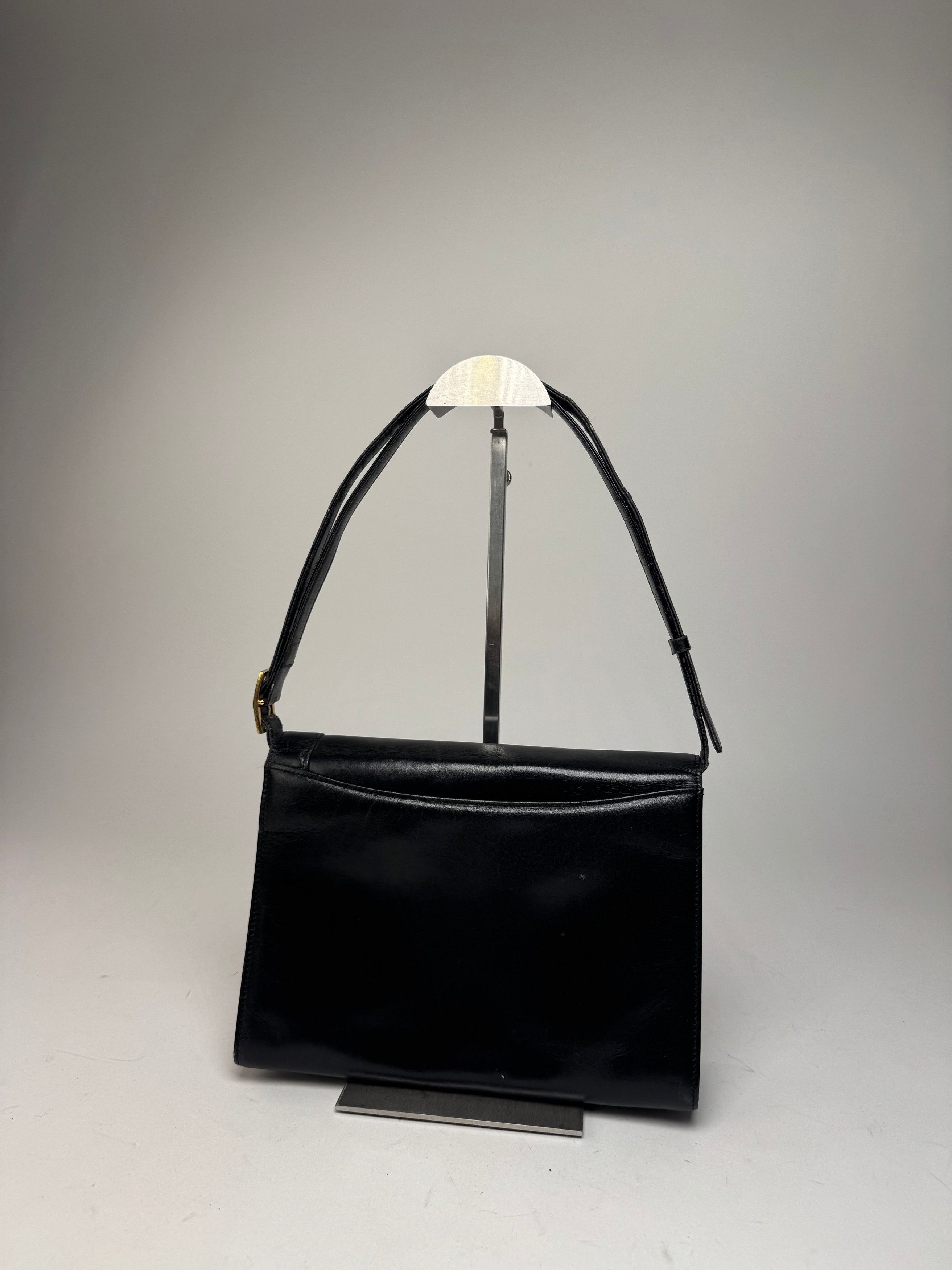 Givenchy Vintage Leather 2Way Handbag Black Size ONE SIZE - 11 Thumbnail