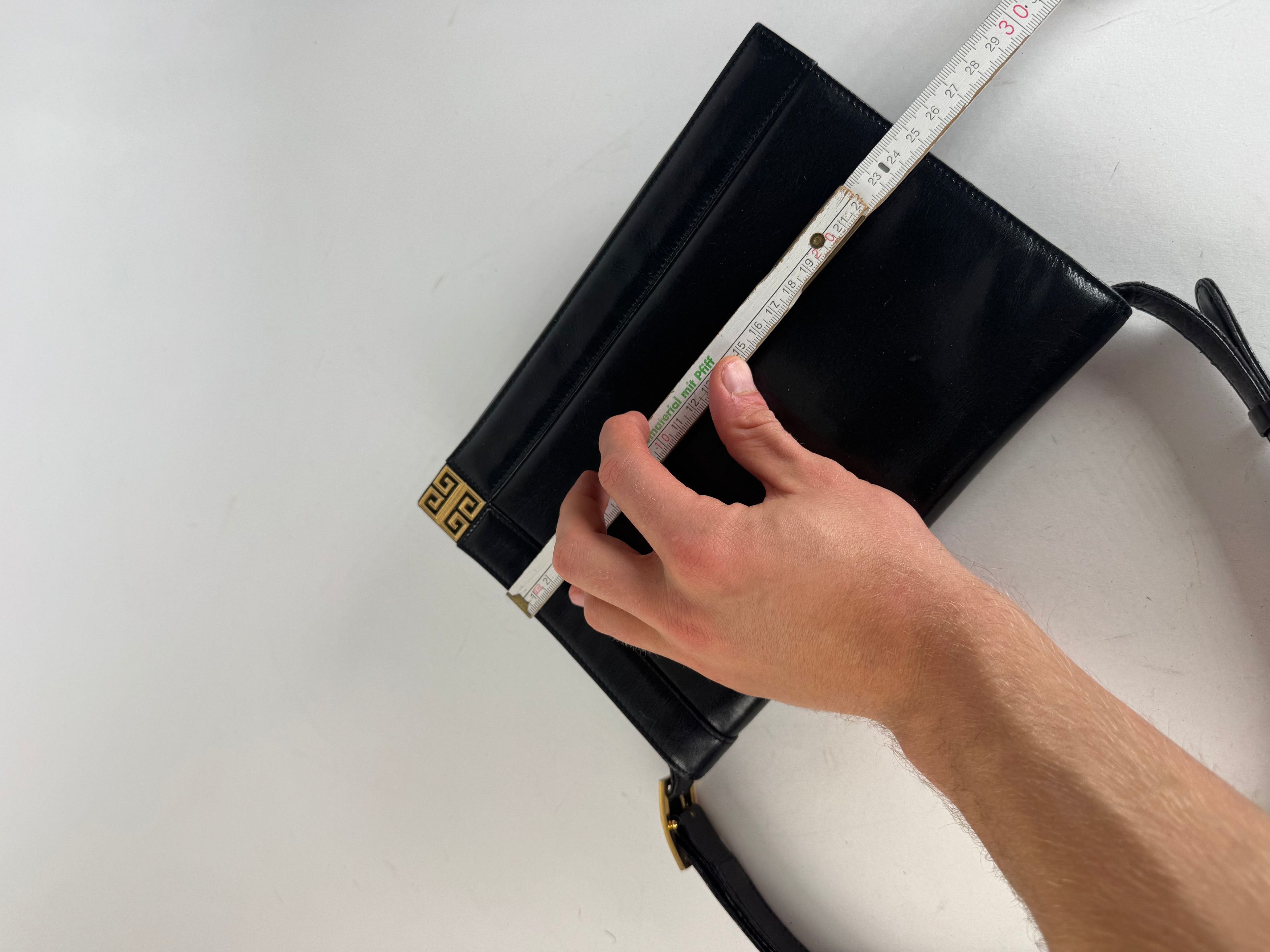 Givenchy Vintage Leather 2Way Handbag Black Size ONE SIZE - 12 Thumbnail