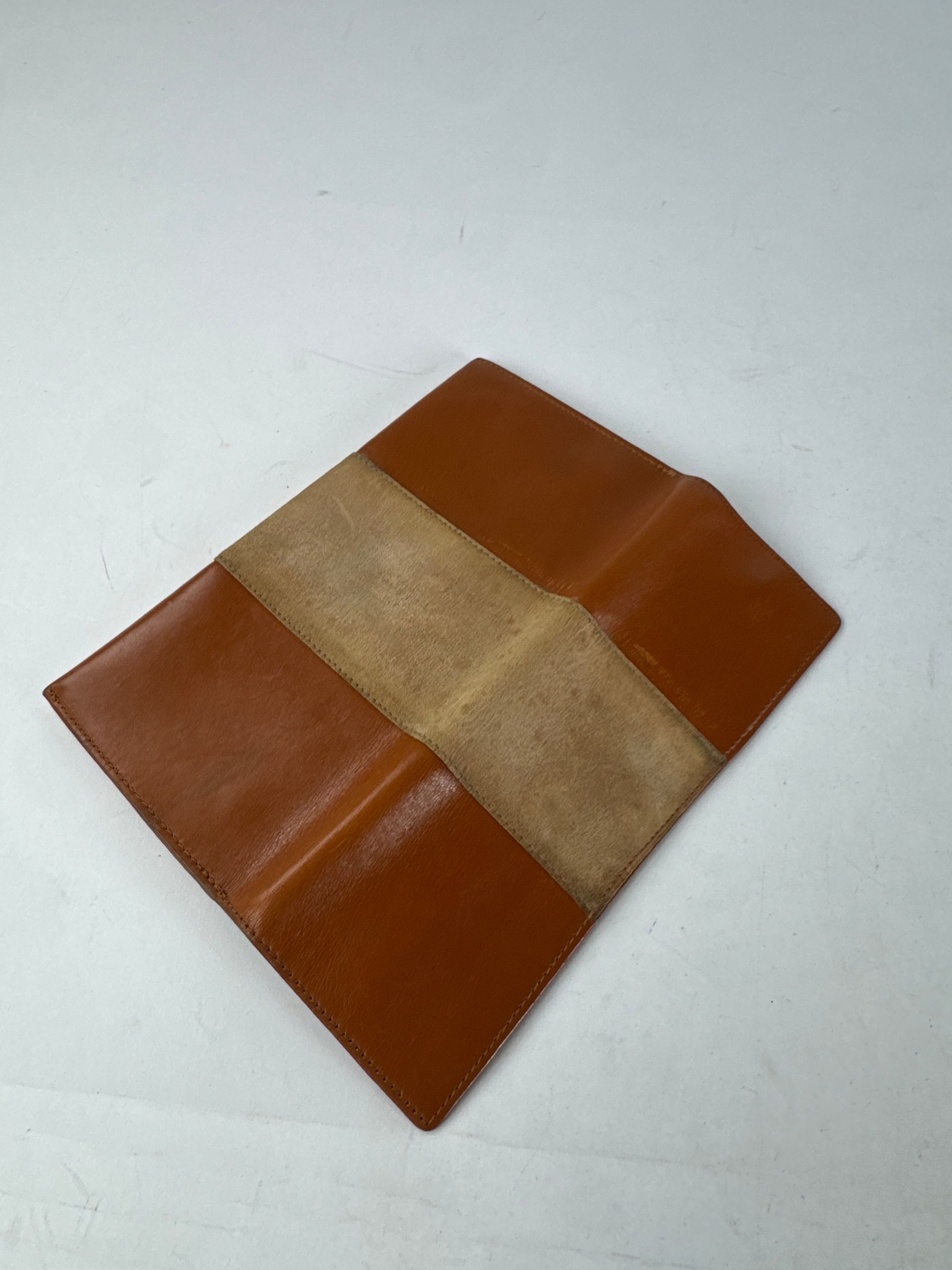 Dior Vintage Leather Suede ID Holder Orange-Brown Beige Size ONE SIZE - 6 Thumbnail
