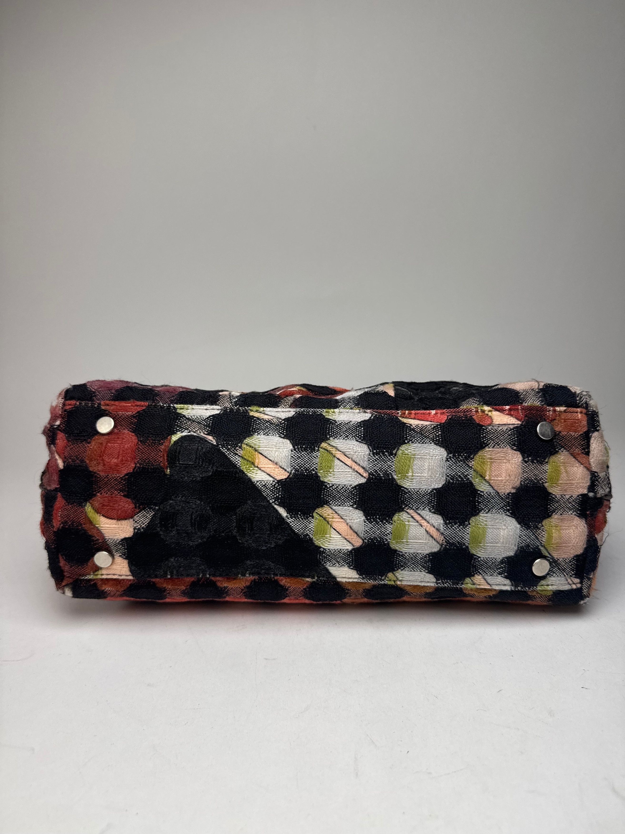 Emilio Pucci Vintage Wool Leather Handbag Brown / Black / Orange Size ONE SIZE - 13 Thumbnail