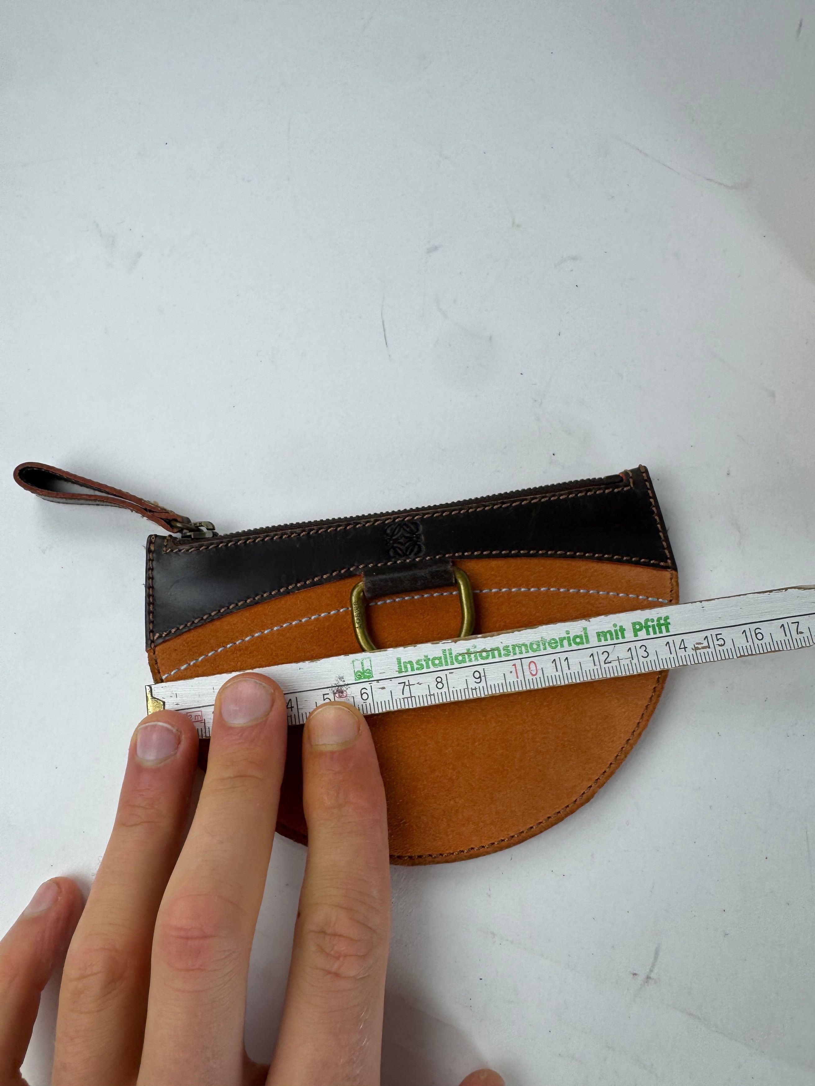 Loewe Vintage Madrid Leather / Suede Card Holder / Clutch Brown or Size ONE SIZE - 7 Thumbnail
