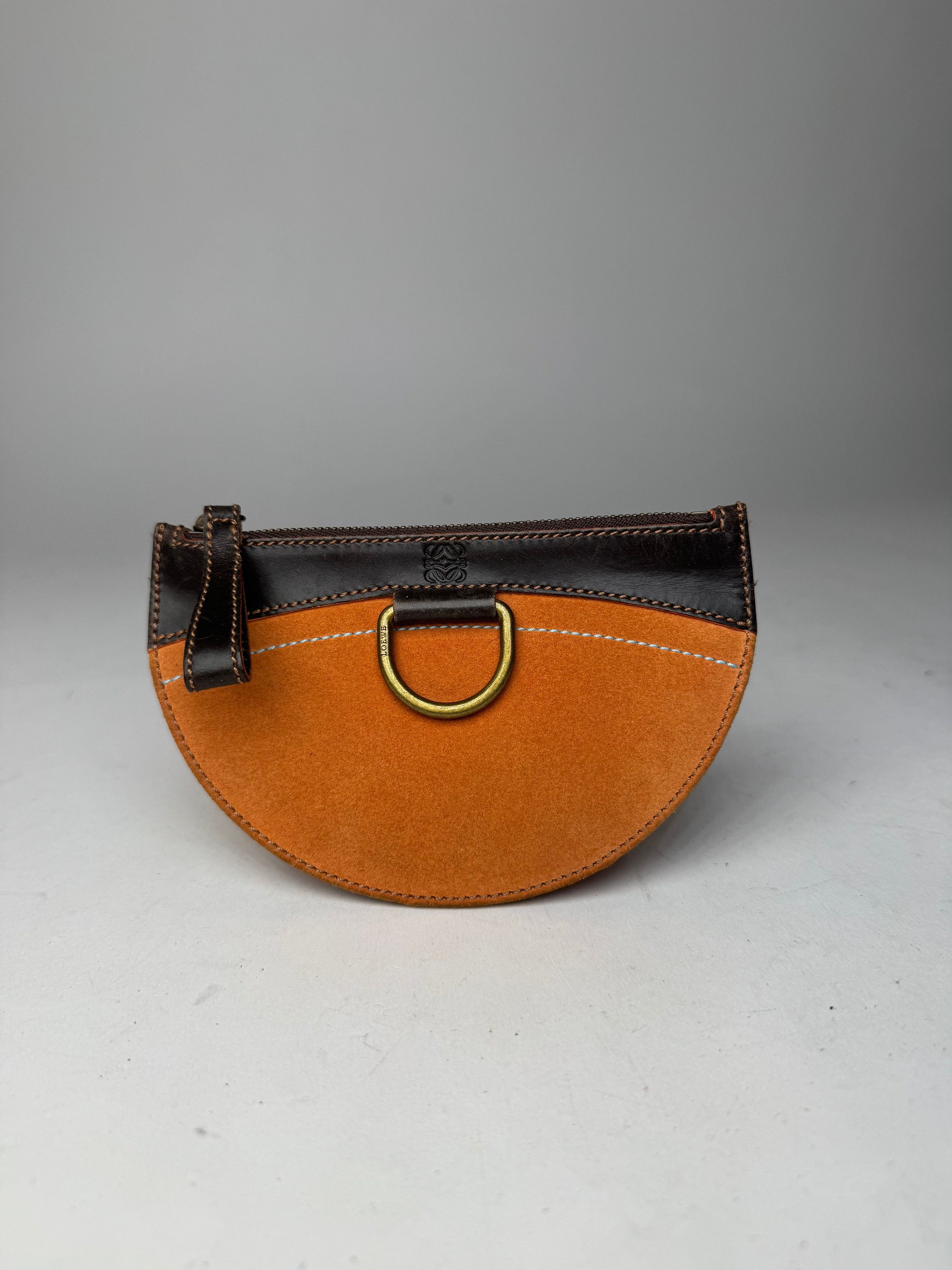 Loewe Vintage Madrid Leather / Suede Card Holder / Clutch Brown or Size ONE SIZE - 9 Thumbnail