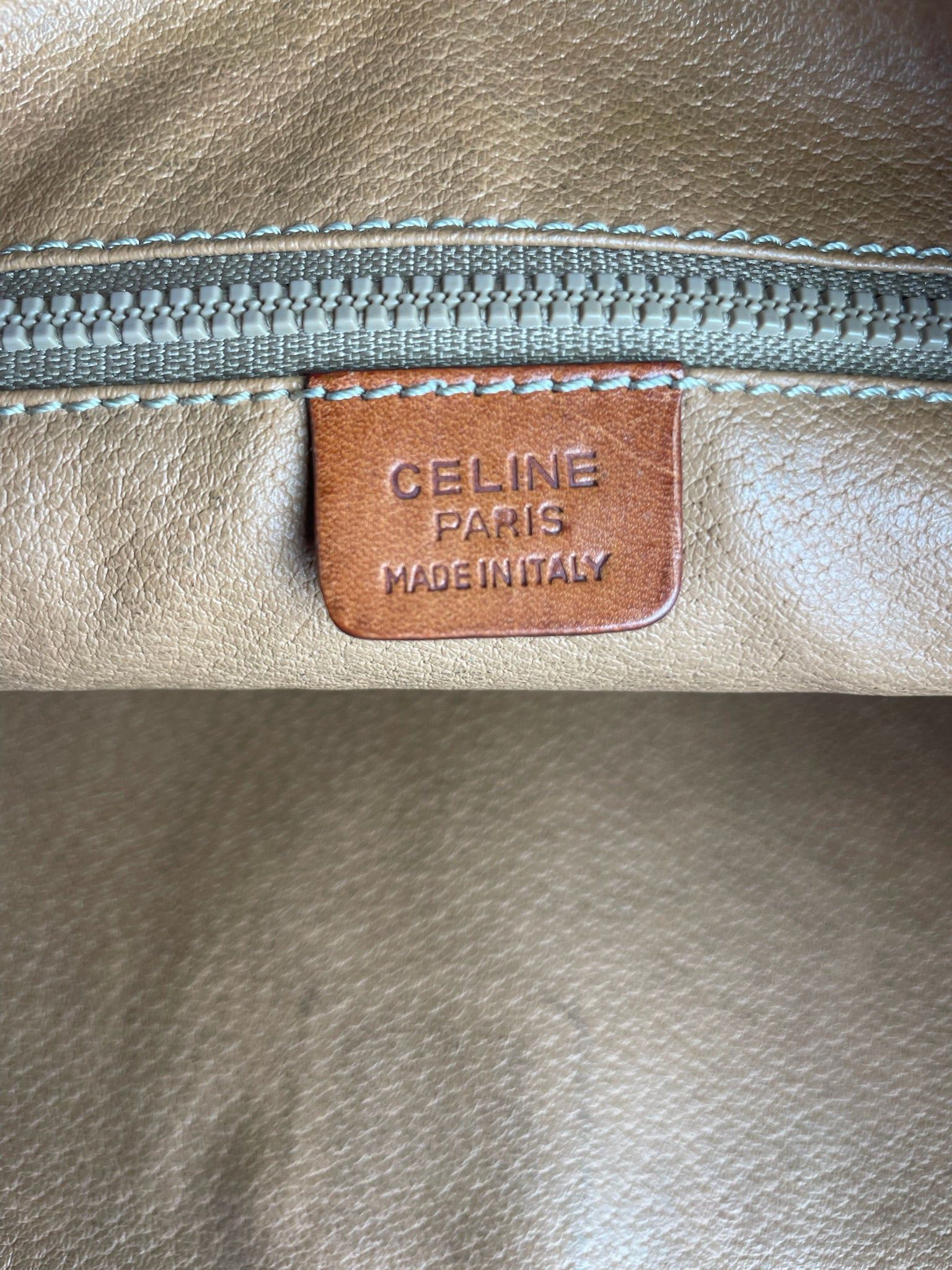Celine Vintage Paris Monogram Leather Clutch Brown Size ONE SIZE - 4 Thumbnail